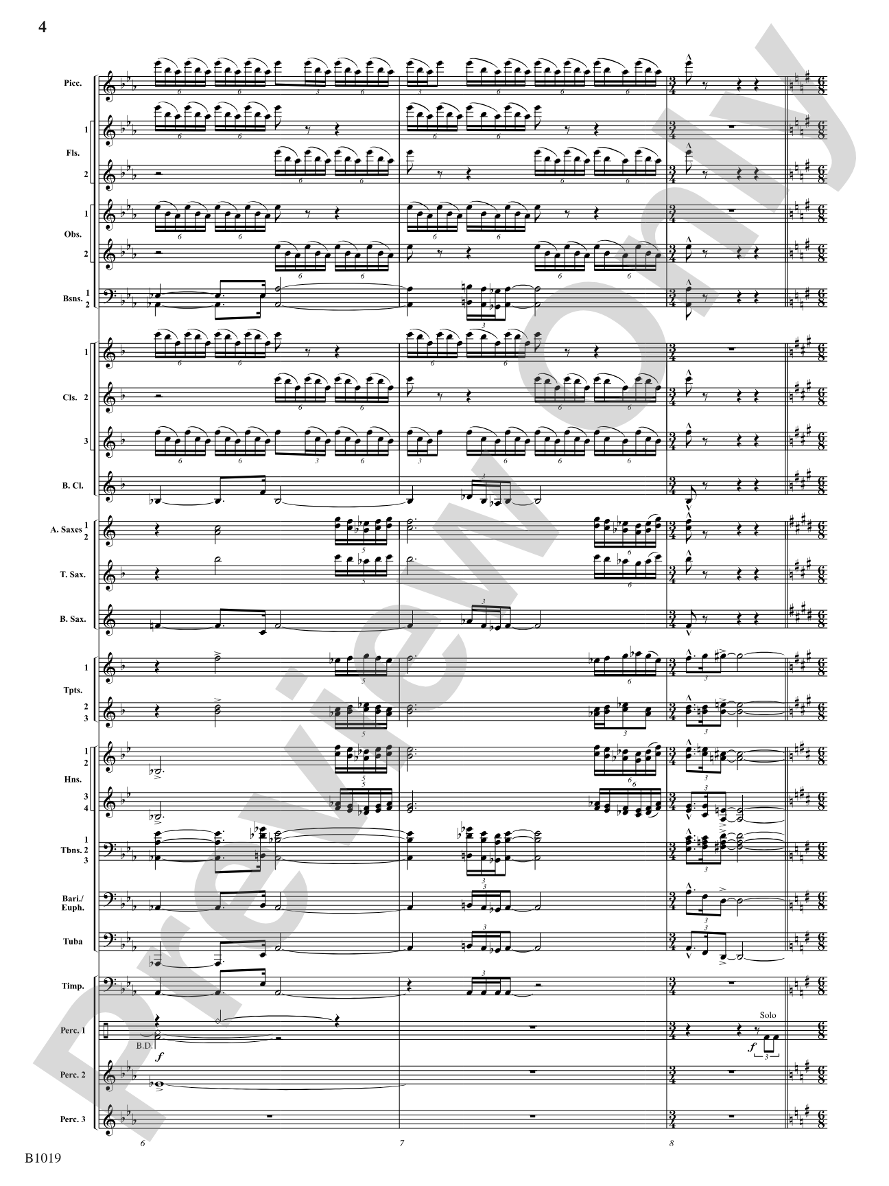 Of Emperors and Chariots: Concert Band Conductor Score & Parts