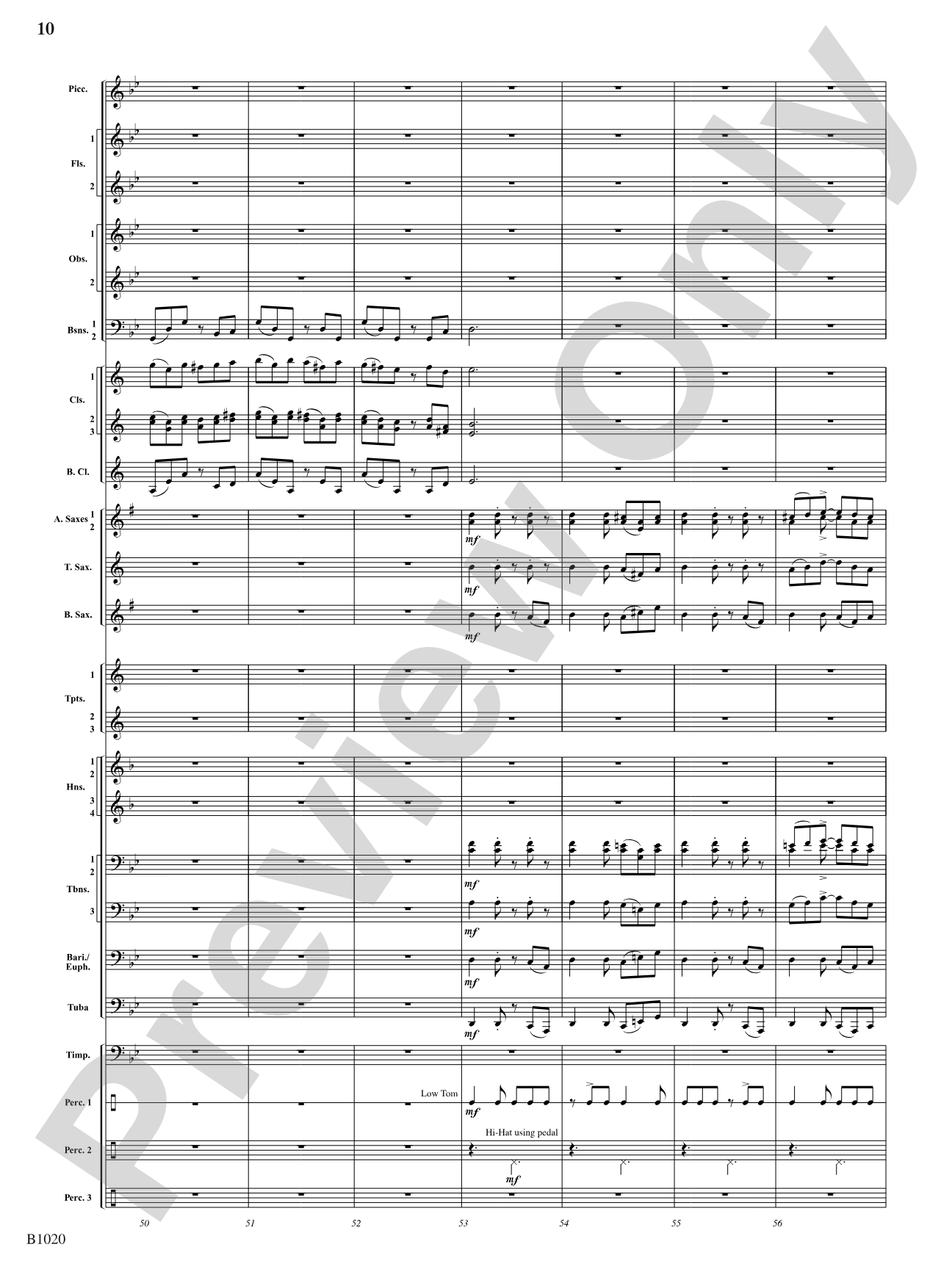 Summer Dances: Concert Band Conductor Score & Parts