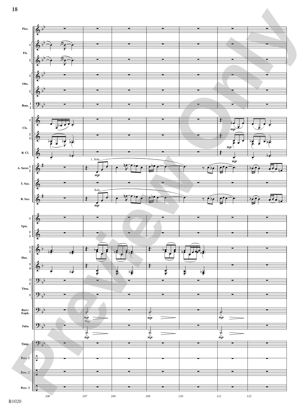 Summer Dances: Concert Band Conductor Score & Parts