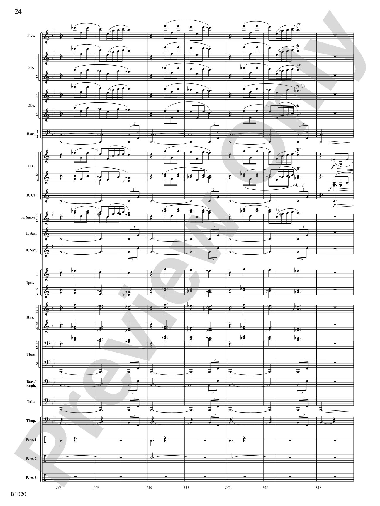 Summer Dances: Concert Band Conductor Score & Parts