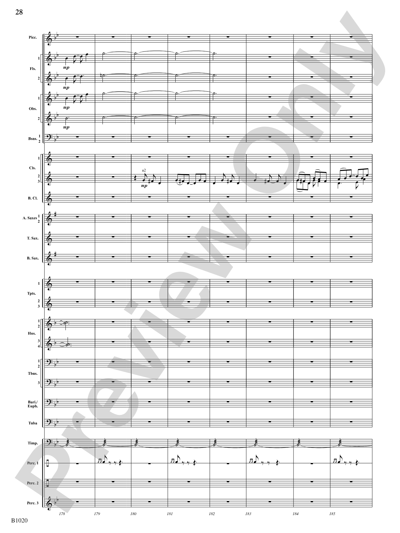 Summer Dances: Concert Band Conductor Score & Parts