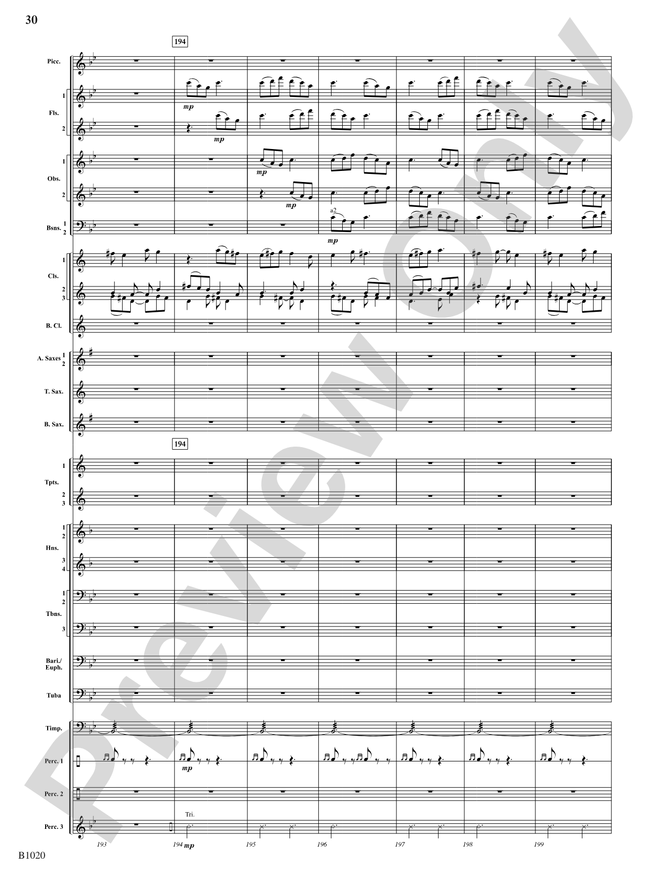 Summer Dances: Concert Band Conductor Score & Parts