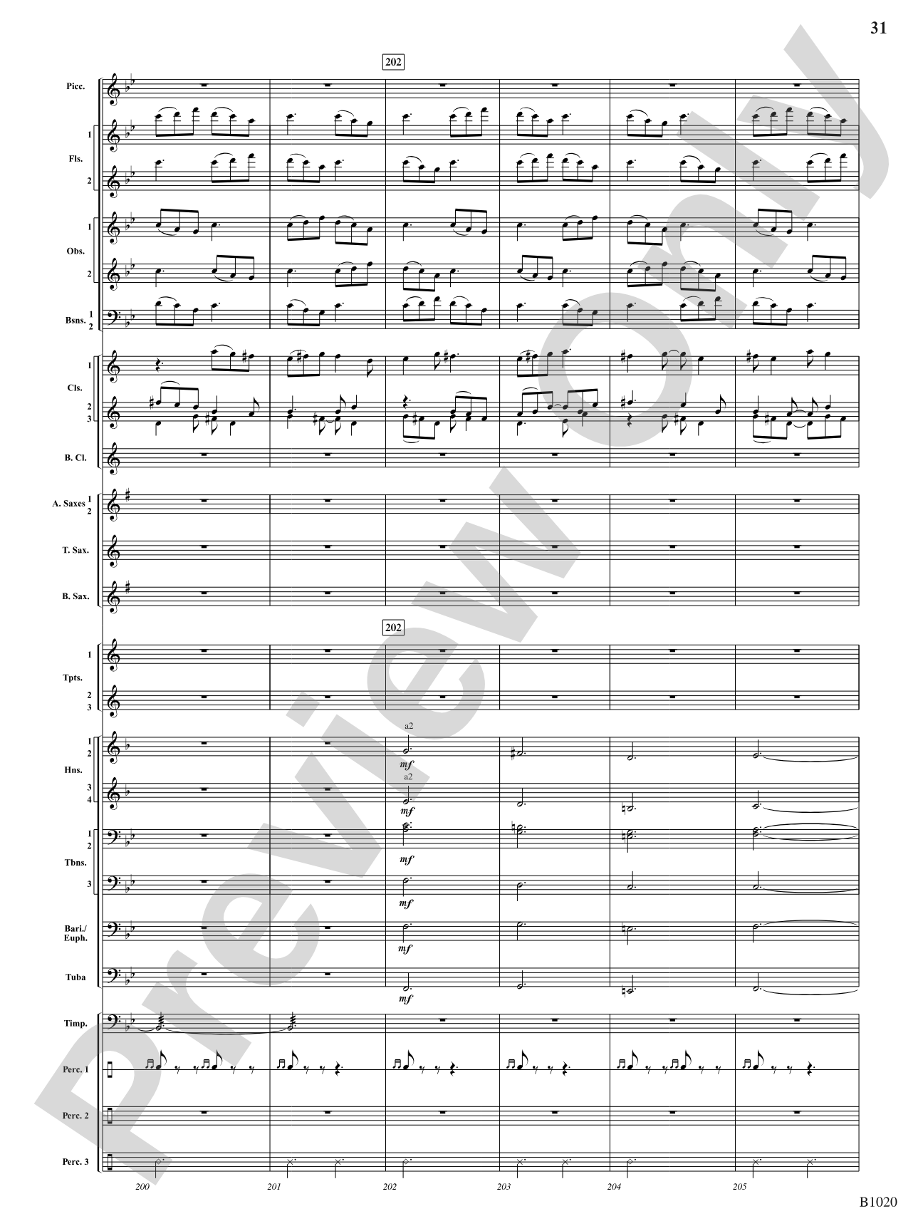 Summer Dances: Concert Band Conductor Score & Parts