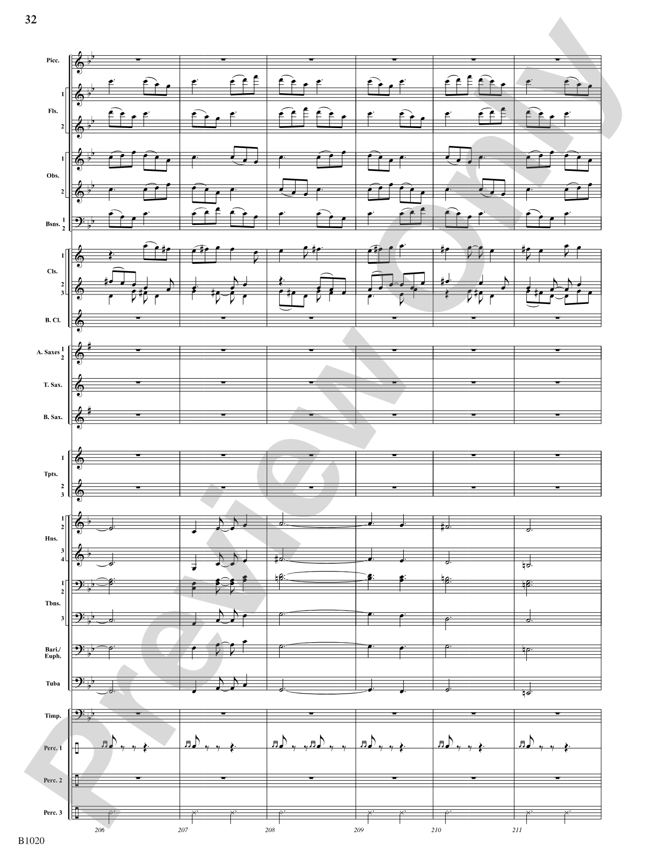 Summer Dances: Concert Band Conductor Score & Parts