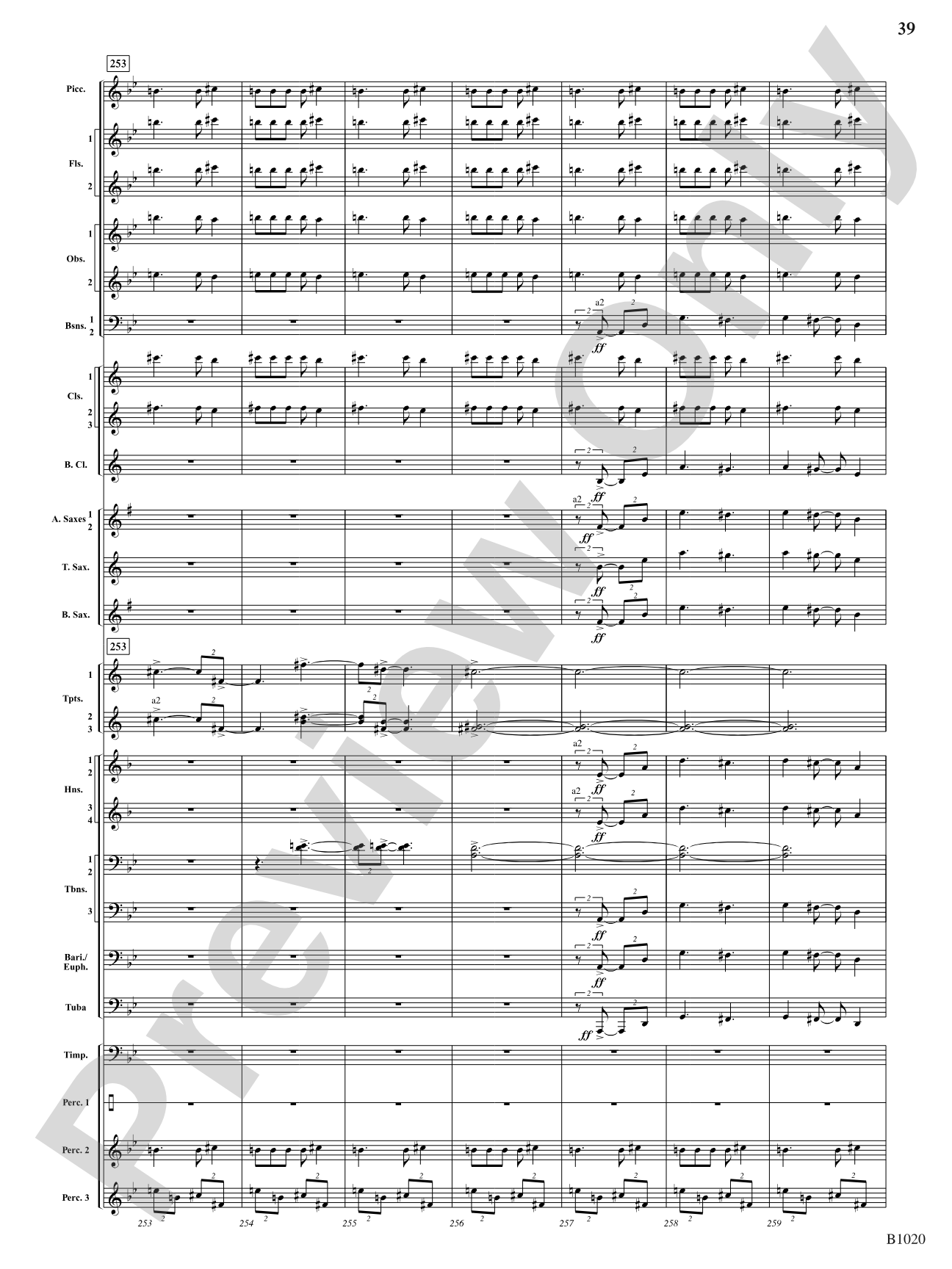 Summer Dances: Concert Band Conductor Score & Parts