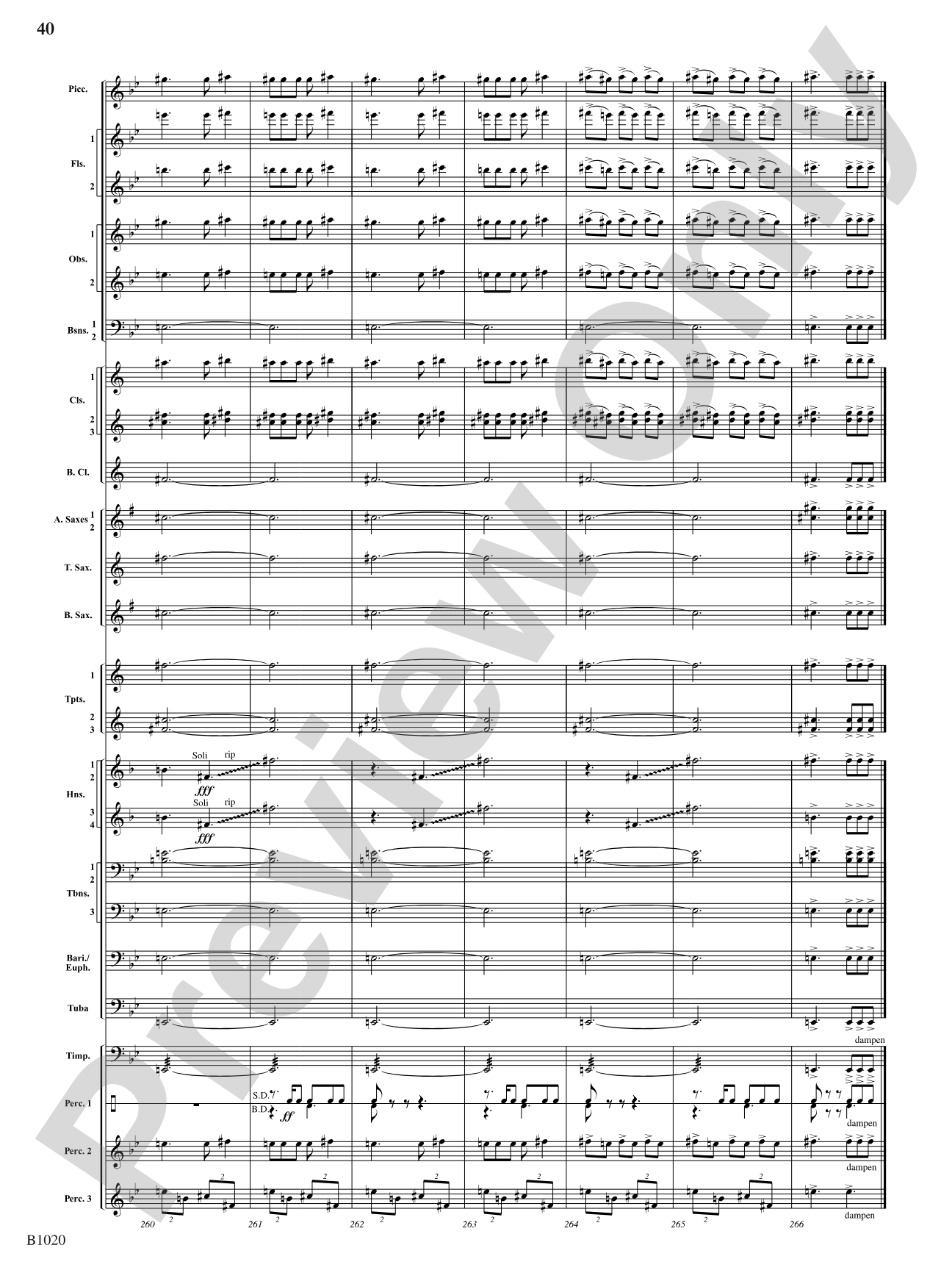 Summer Dances: Concert Band Conductor Score & Parts