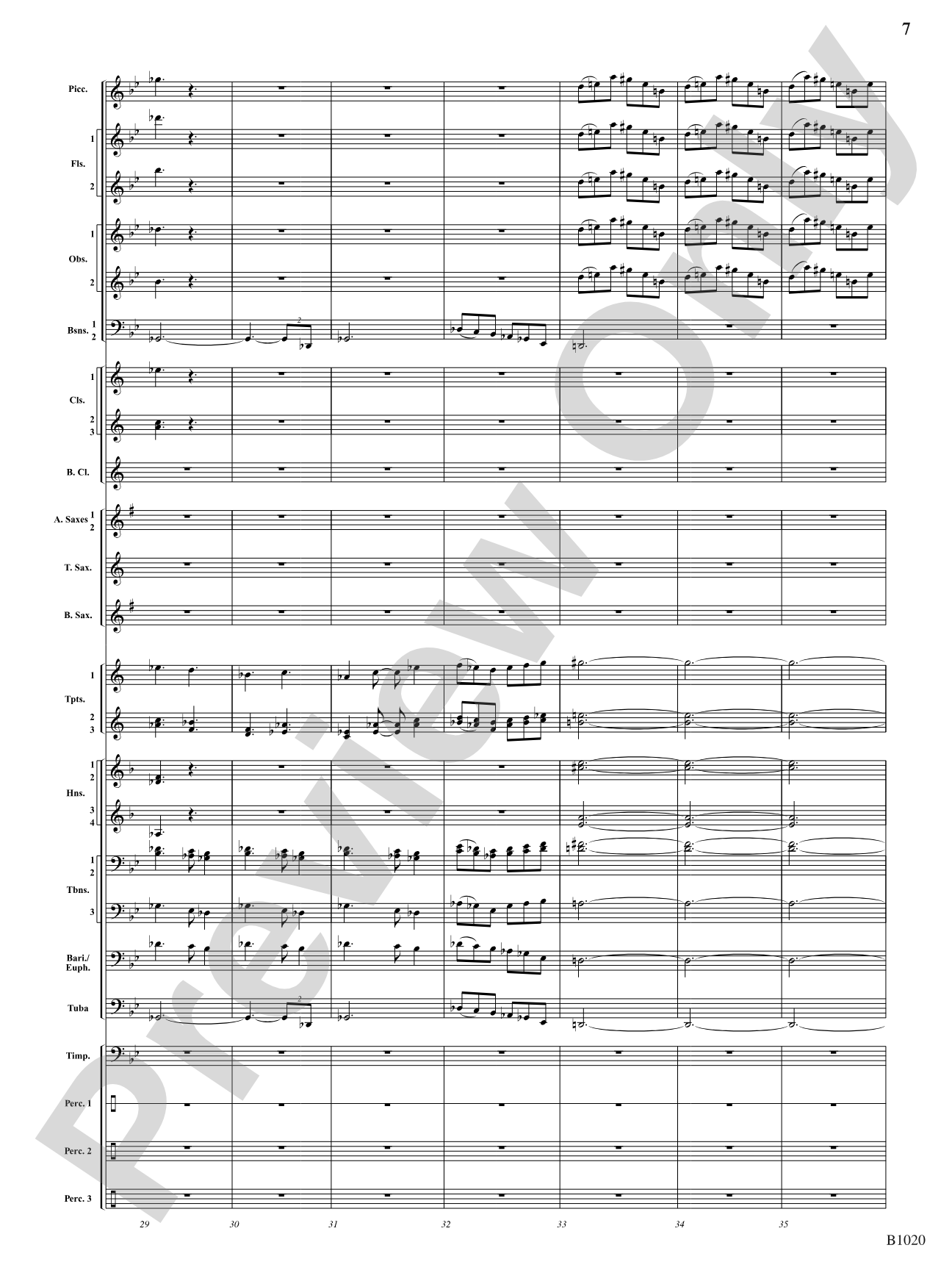 Summer Dances: Concert Band Conductor Score & Parts