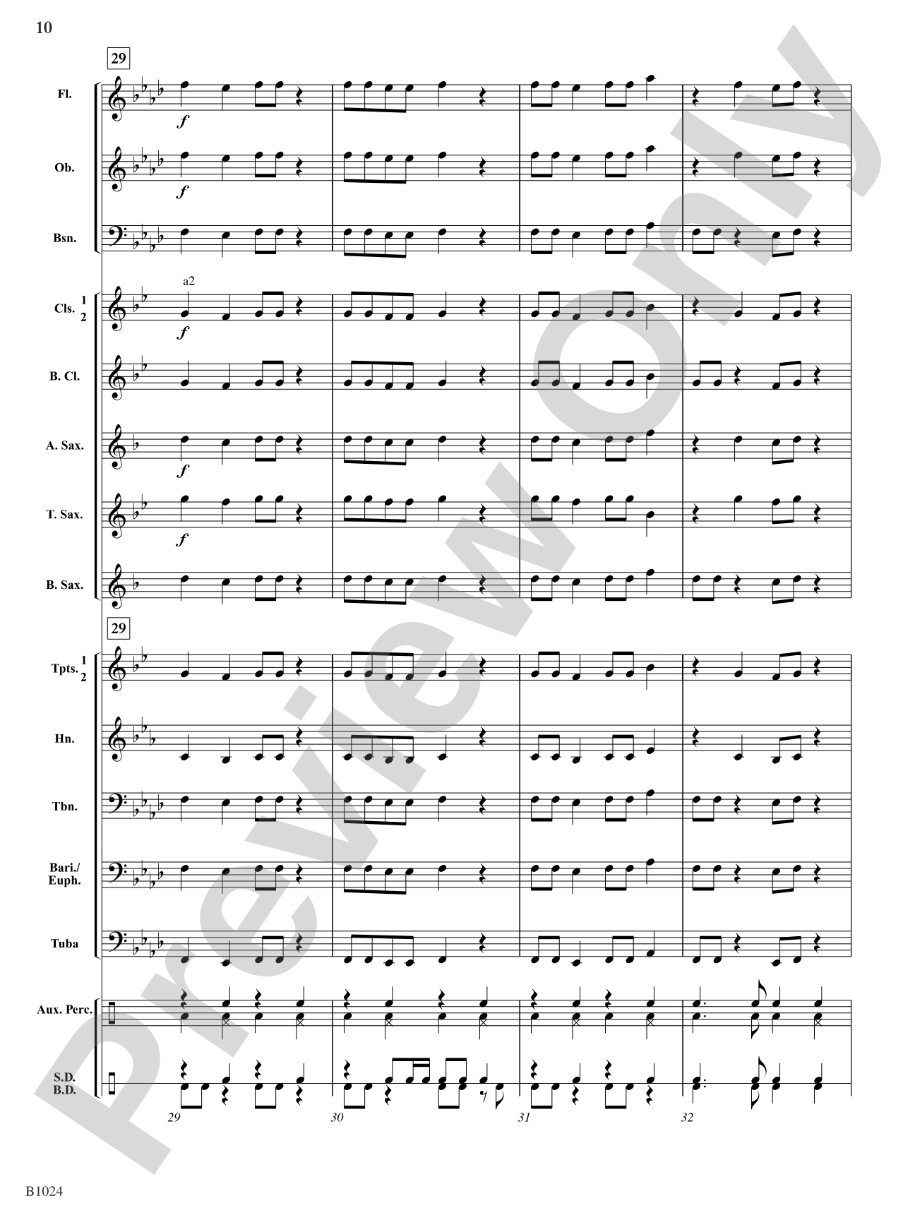 Boom-Boom Stomp!: Concert Band Conductor Score & Parts