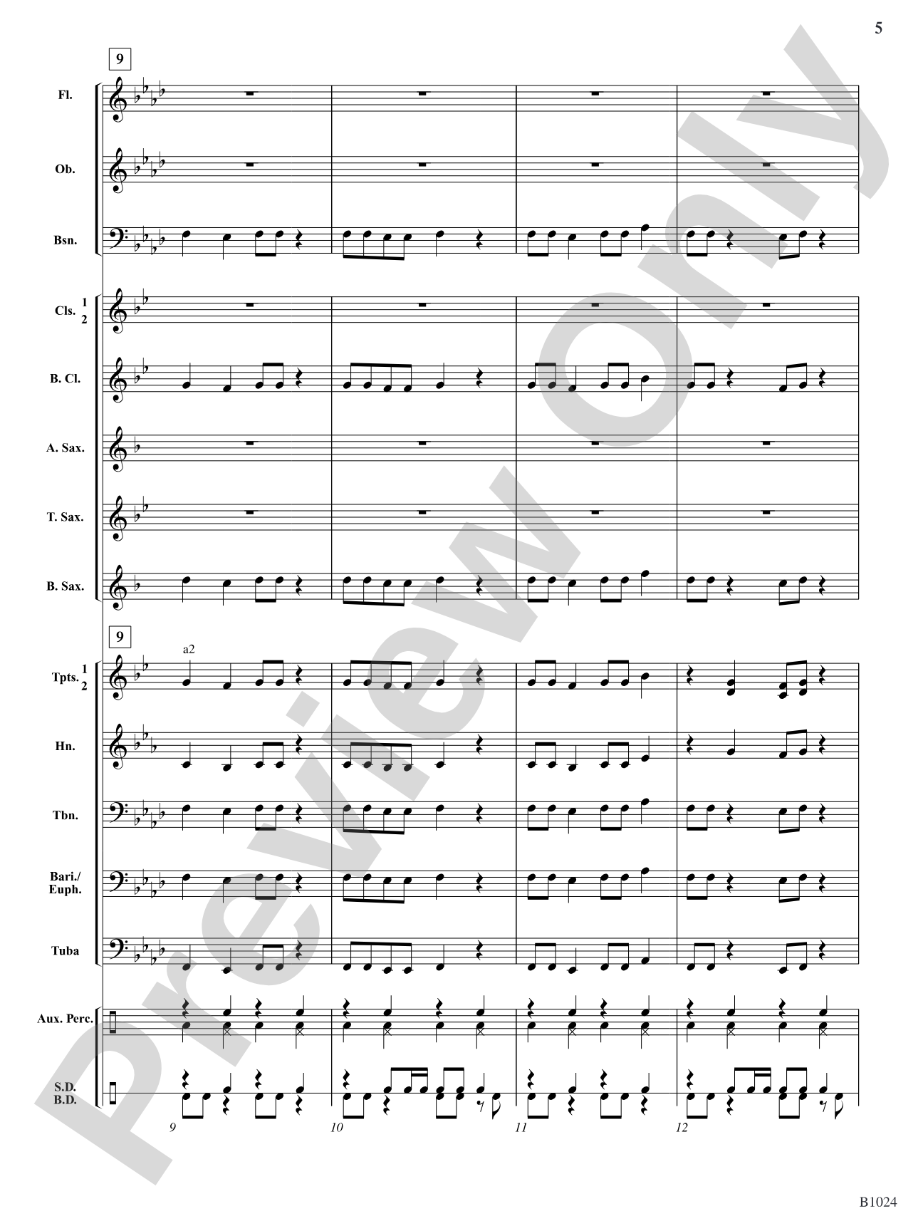 Boom-Boom Stomp!: Concert Band Conductor Score & Parts