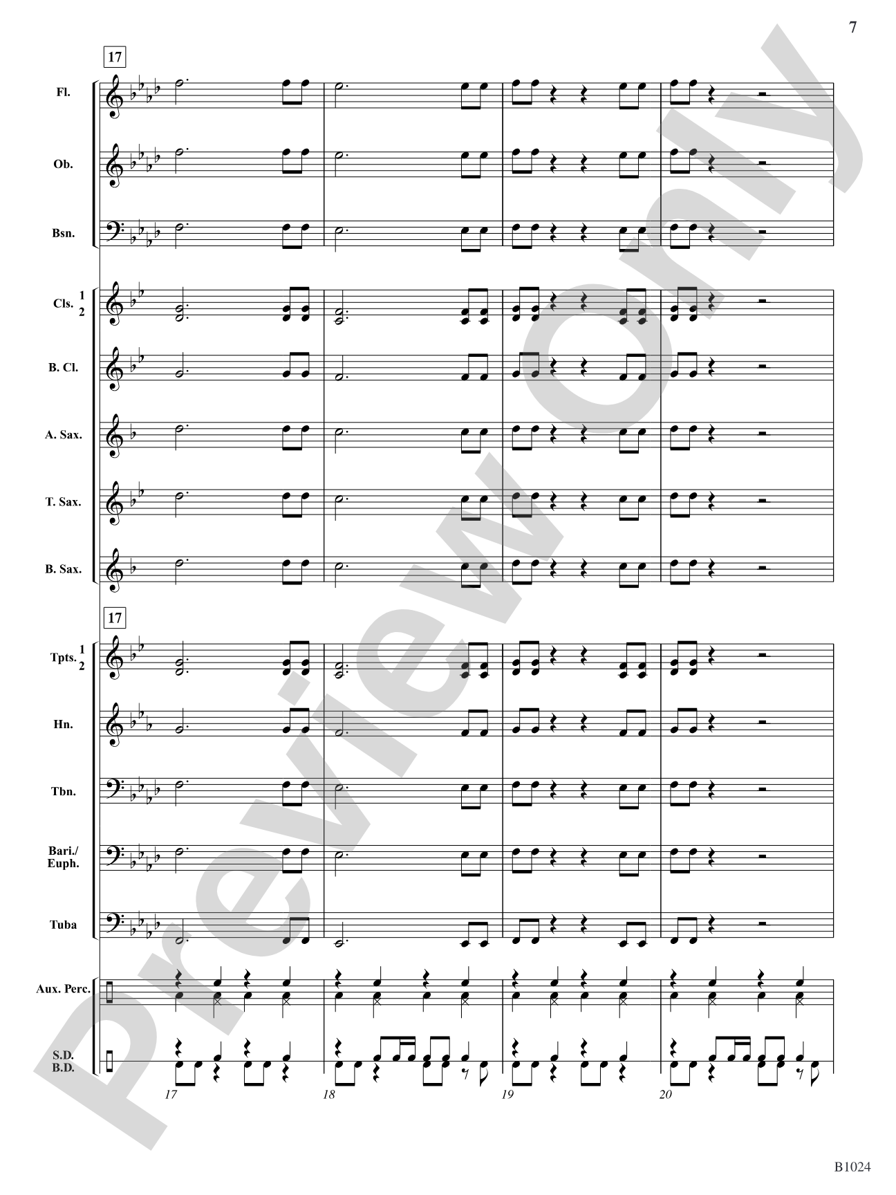 Boom-Boom Stomp!: Concert Band Conductor Score & Parts