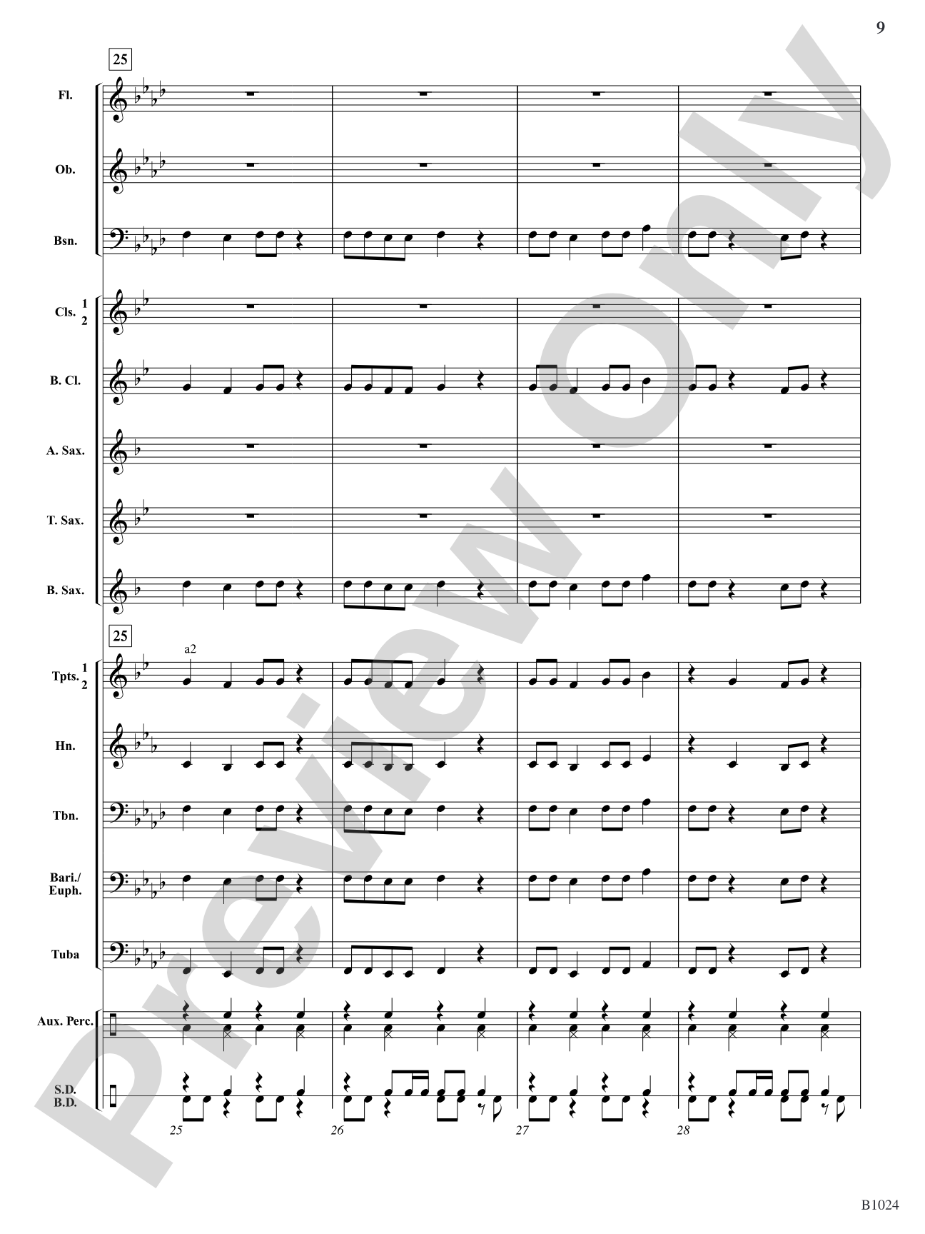 Boom-Boom Stomp!: Concert Band Conductor Score & Parts