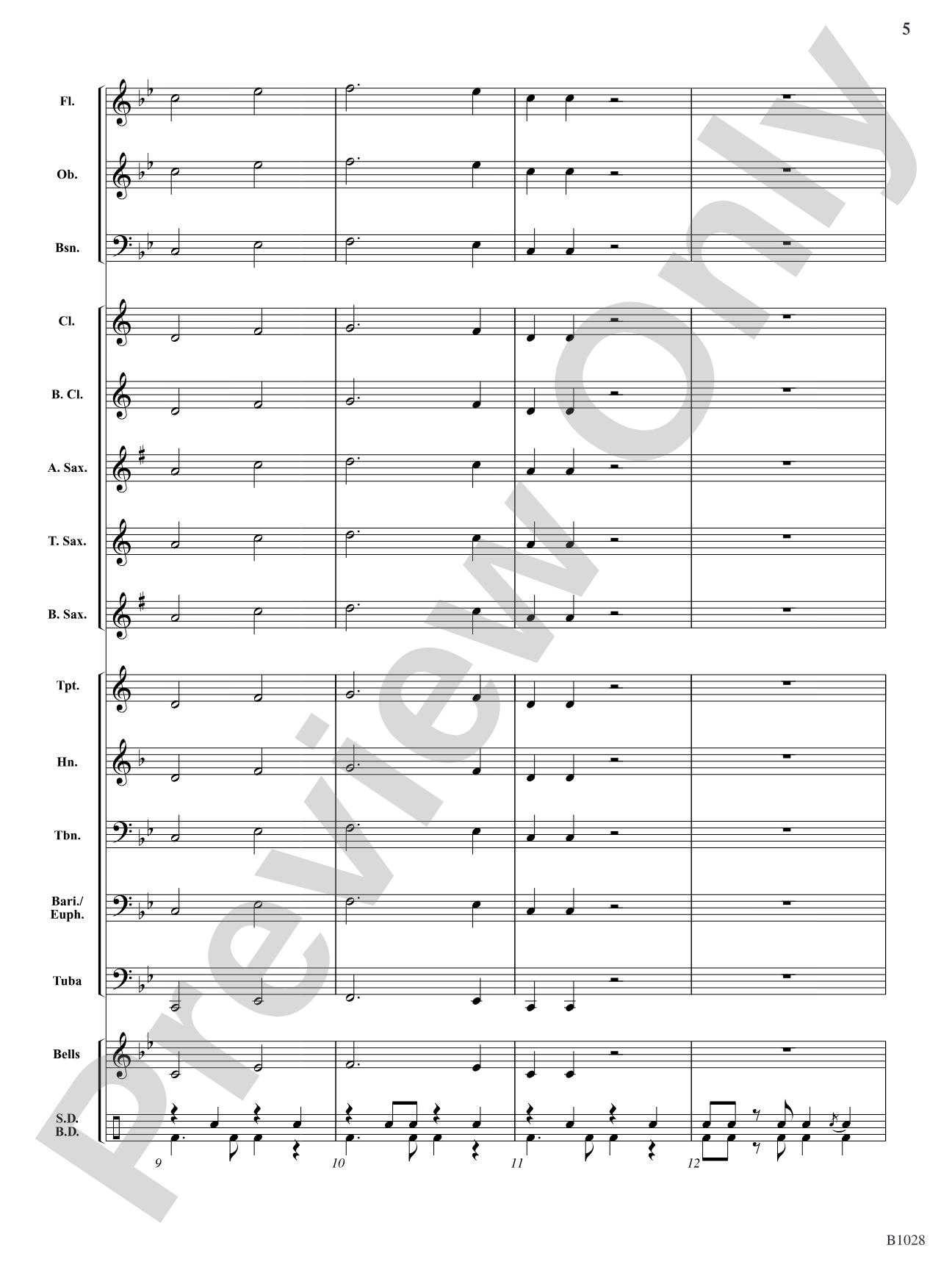 Barracuda Rock: Concert Band Conductor Score & Parts