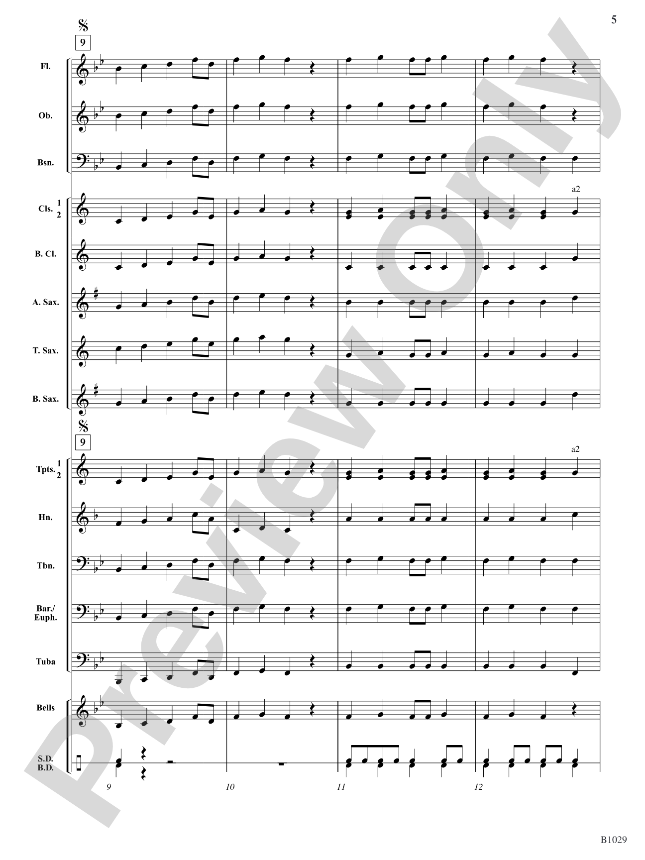 The Gettysburg Train: Concert Band Conductor Score & Parts