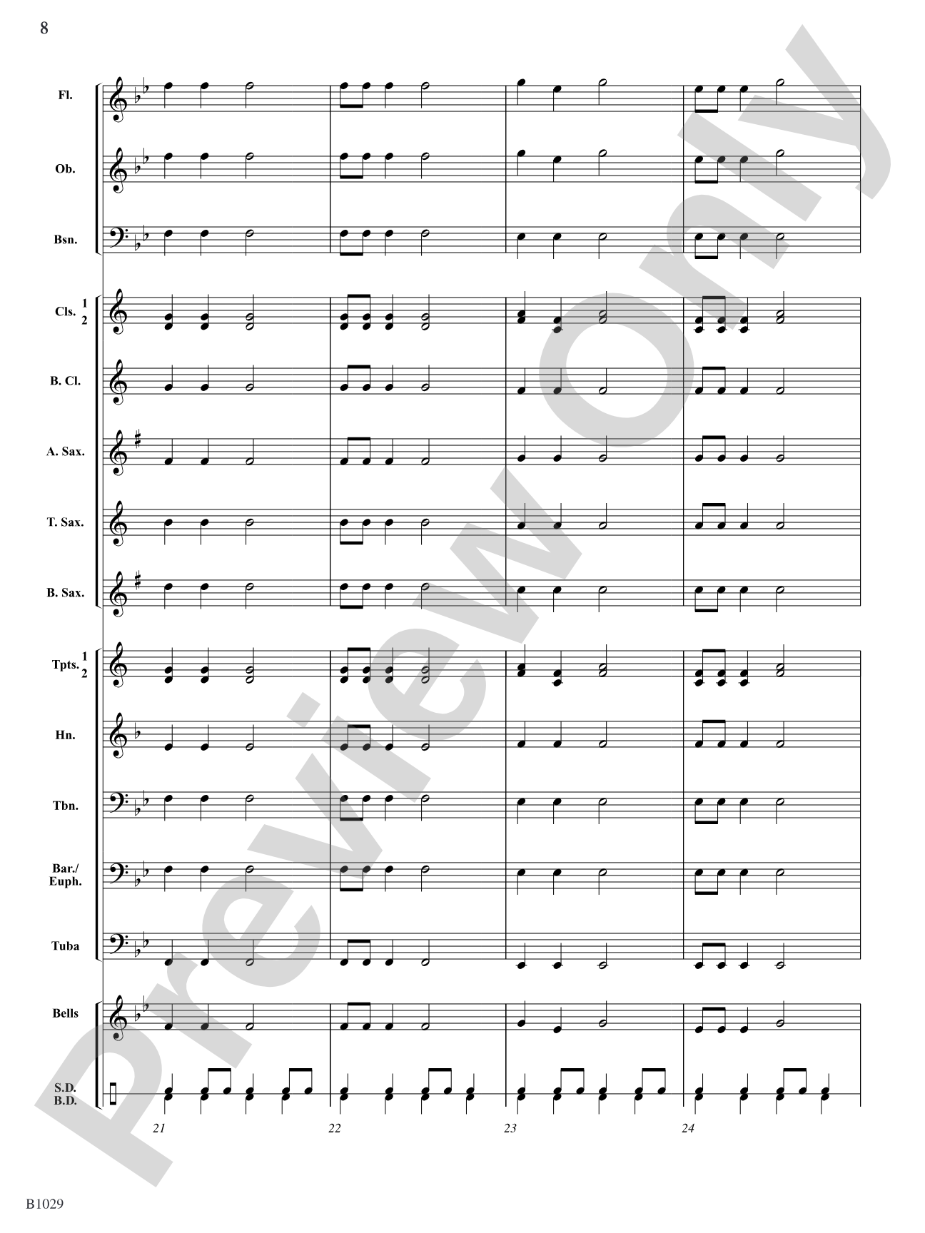 The Gettysburg Train: Concert Band Conductor Score & Parts