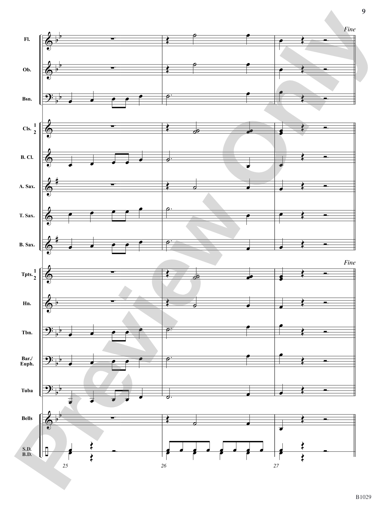 The Gettysburg Train: Concert Band Conductor Score & Parts