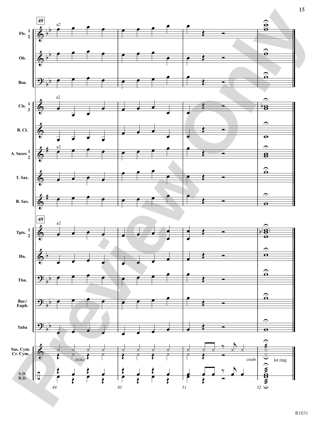 Breakdown Blues: Concert Band Conductor Score & Parts