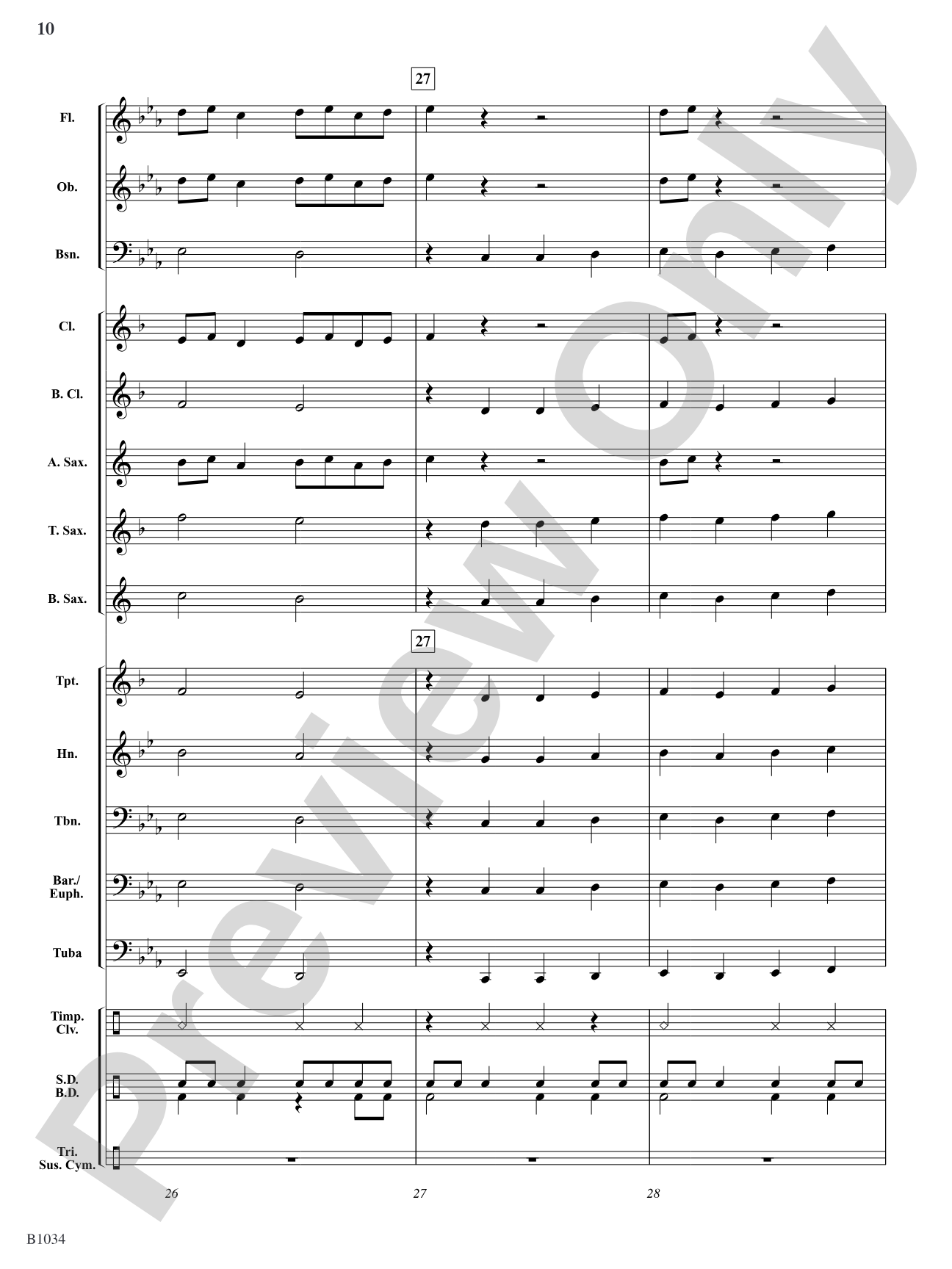 Thunder & Lightning: Concert Band Conductor Score & Parts
