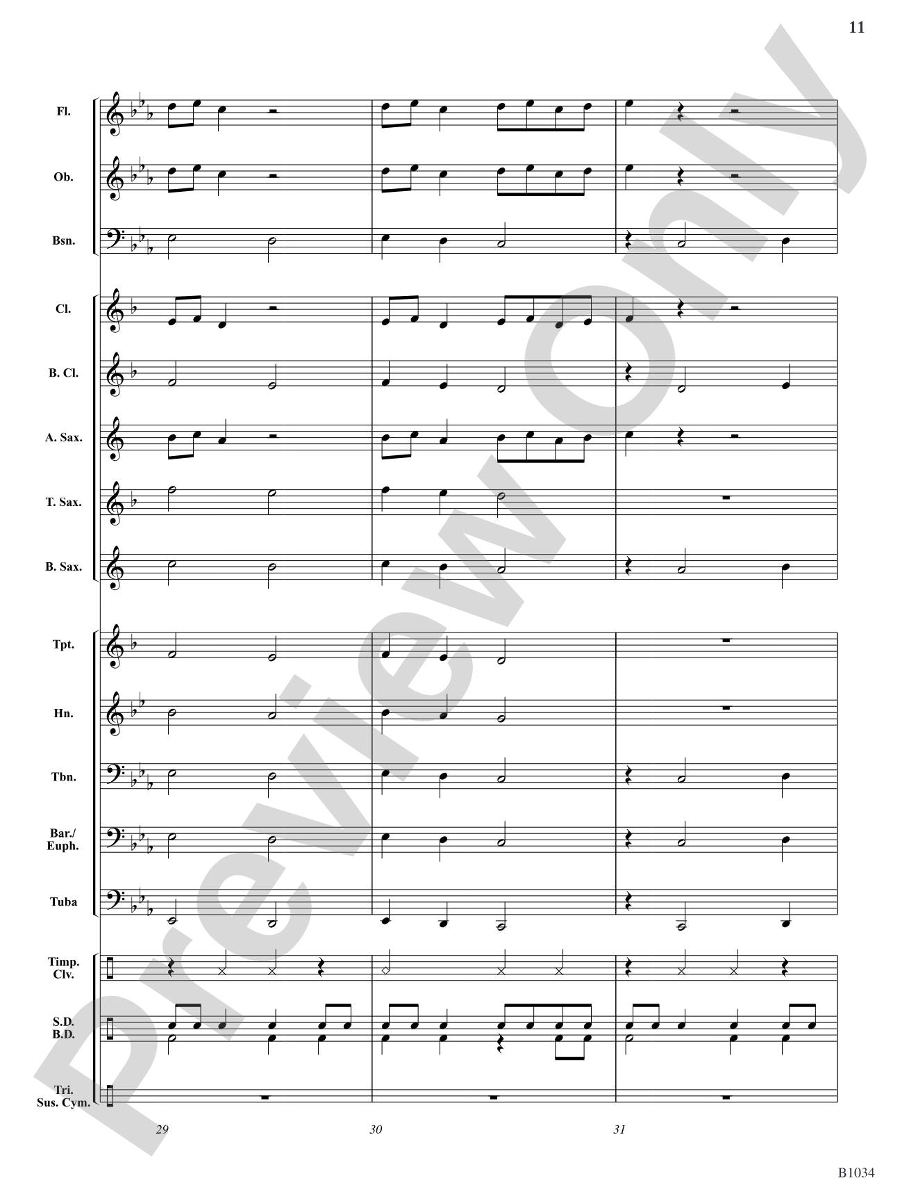 Thunder & Lightning: Concert Band Conductor Score & Parts