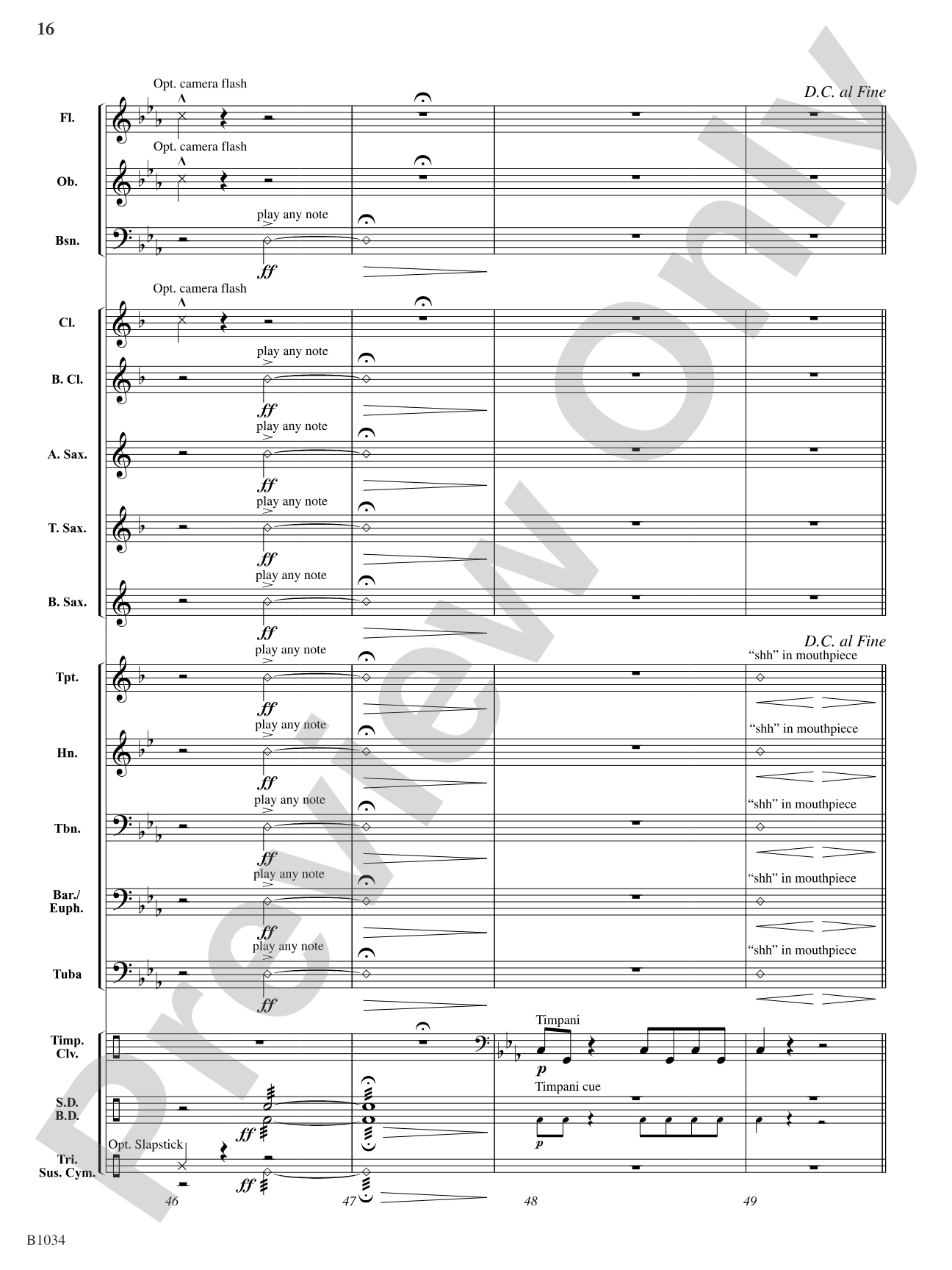 Thunder & Lightning: Concert Band Conductor Score & Parts
