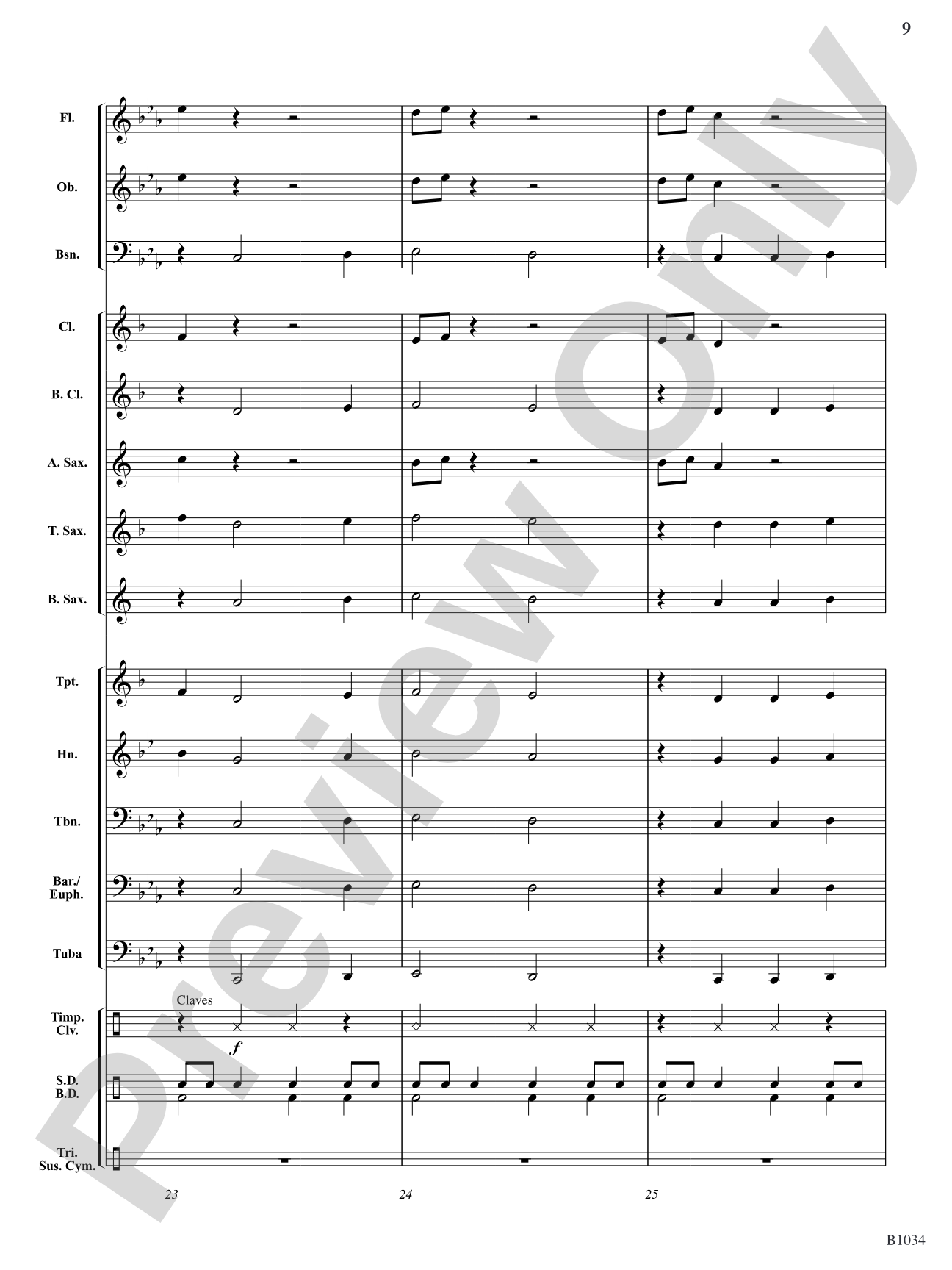 Thunder & Lightning: Concert Band Conductor Score & Parts