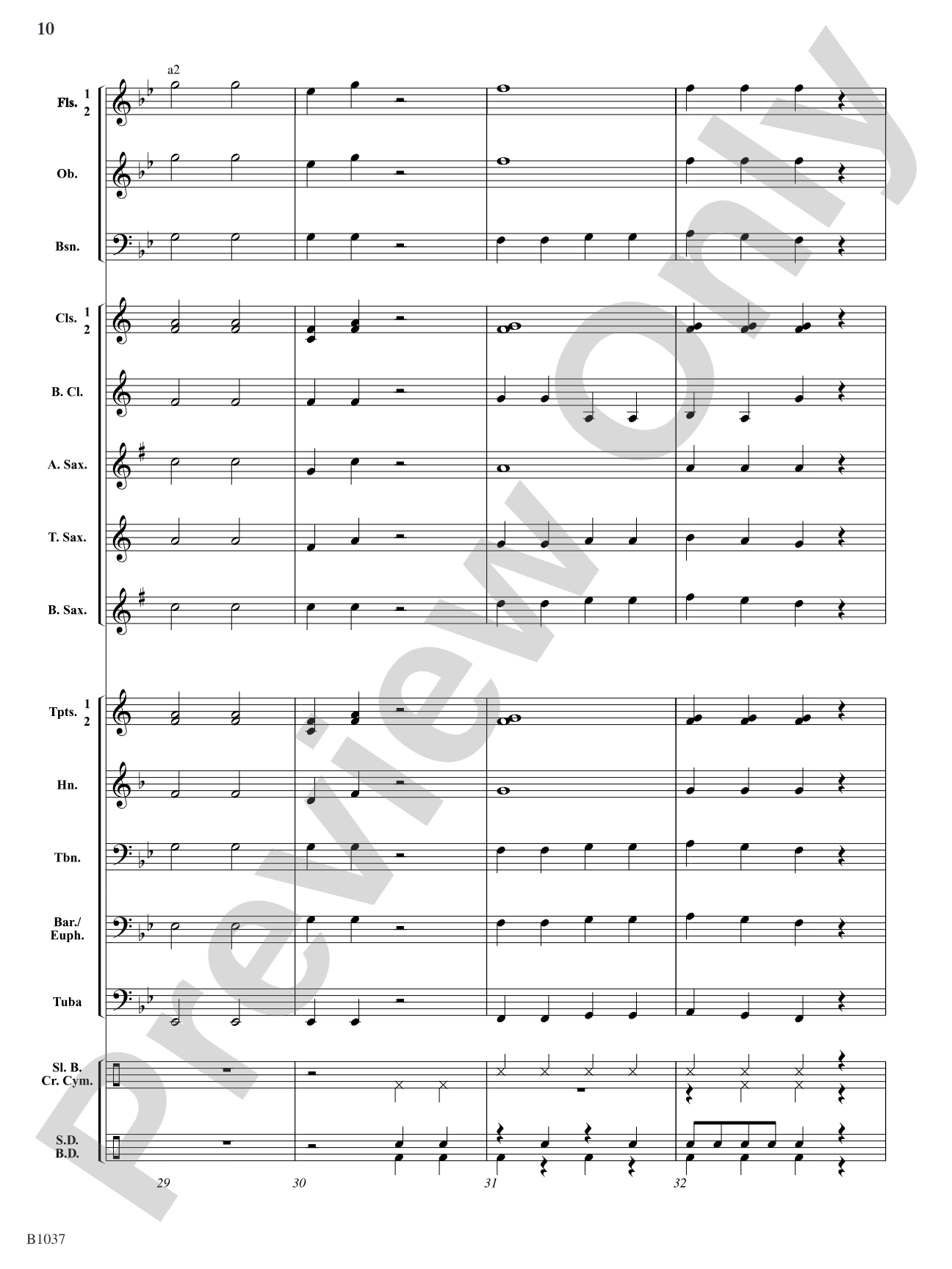 Reindeer Boogie: Concert Band Conductor Score & Parts