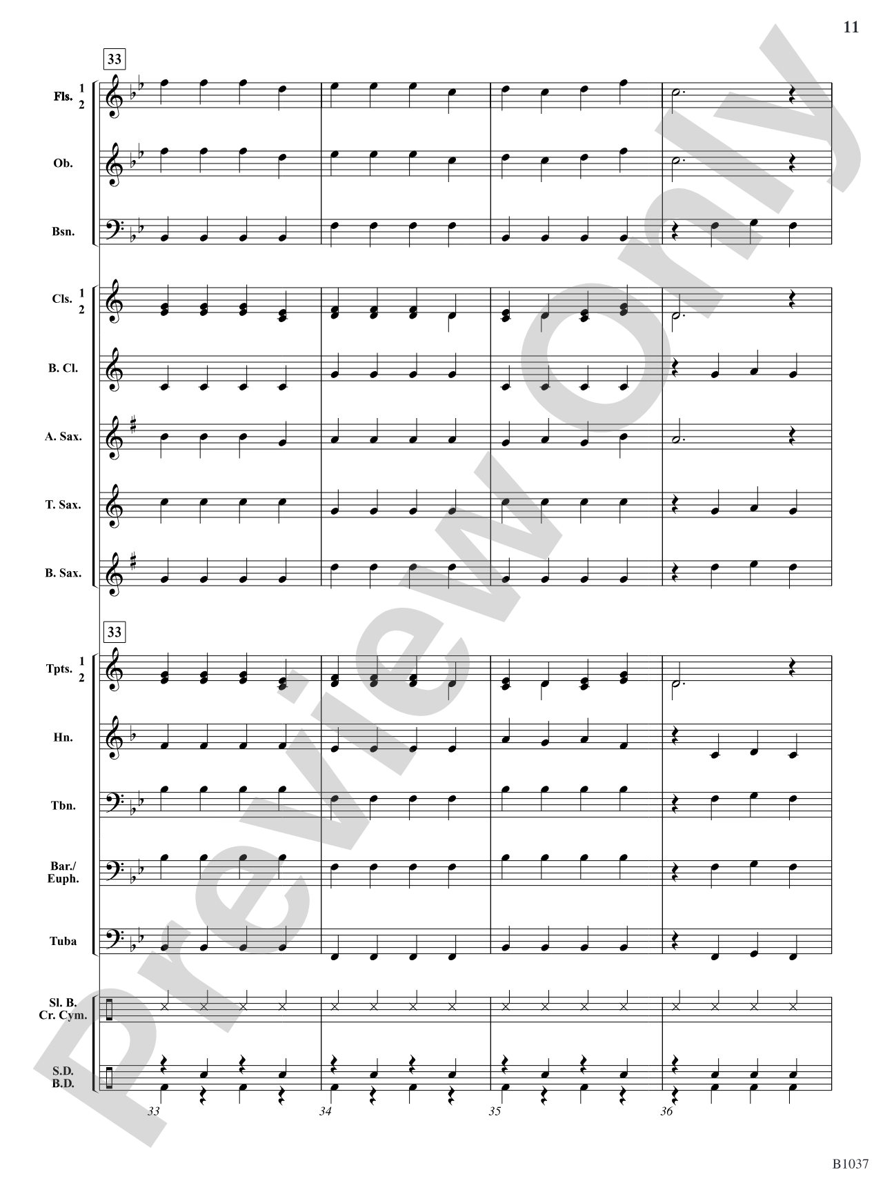 Reindeer Boogie: Concert Band Conductor Score & Parts