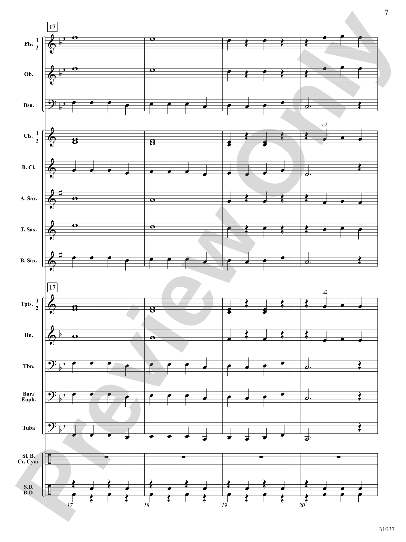 Reindeer Boogie: Concert Band Conductor Score & Parts