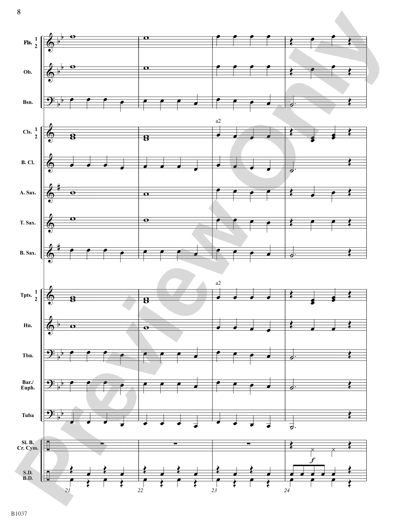 Reindeer Boogie: Concert Band Conductor Score & Parts