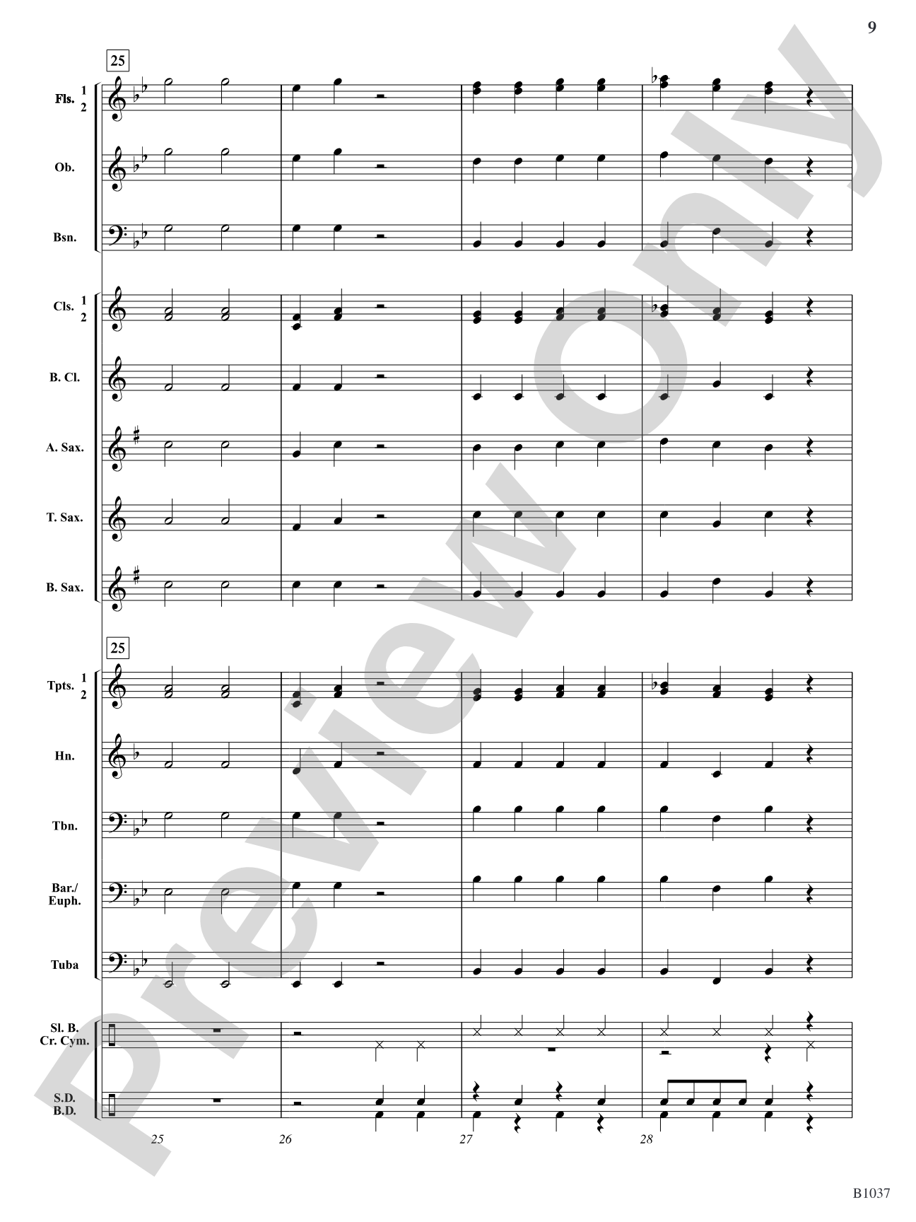 Reindeer Boogie: Concert Band Conductor Score & Parts