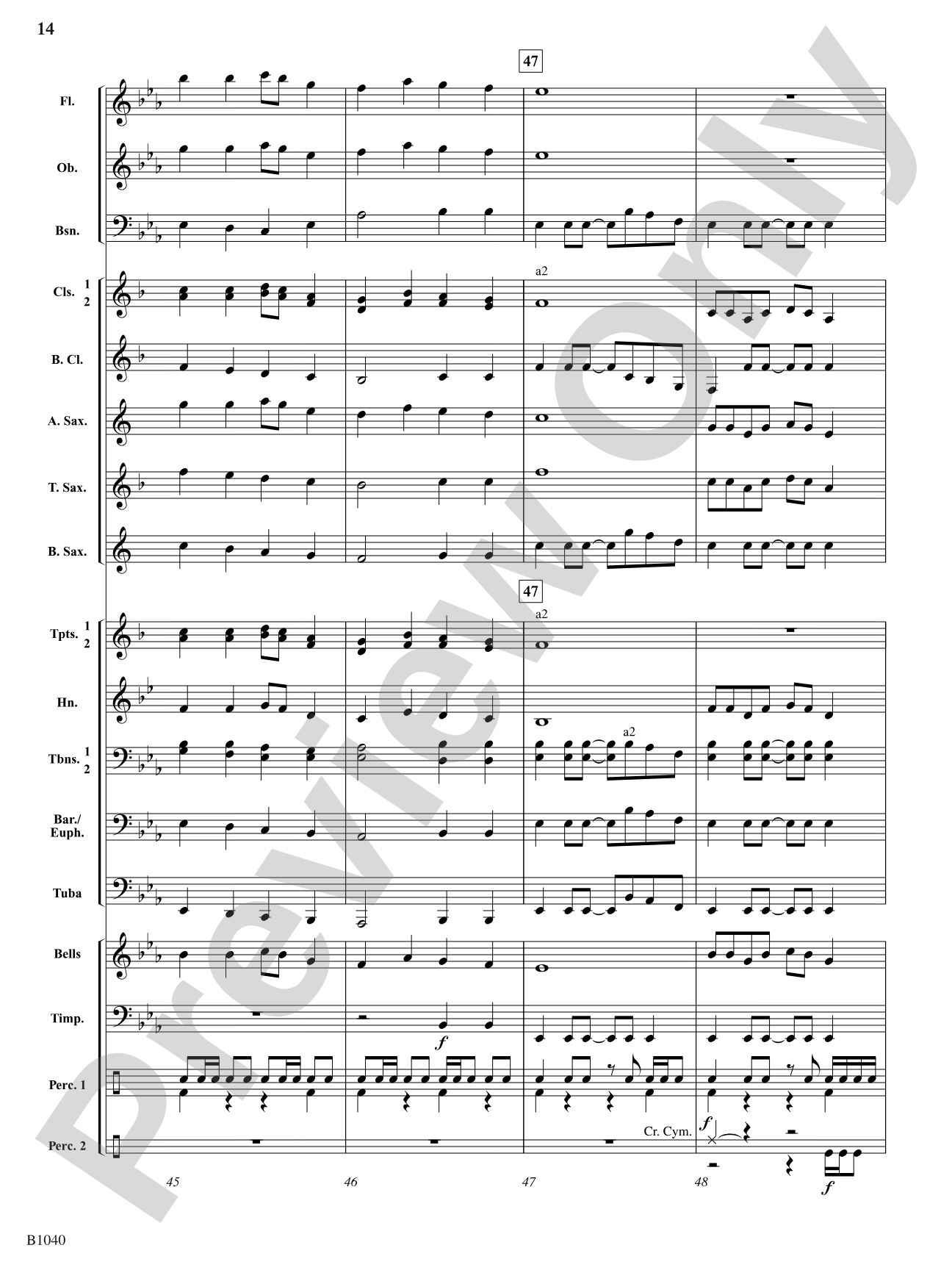 Camptown Variations: Concert Band Conductor Score & Parts