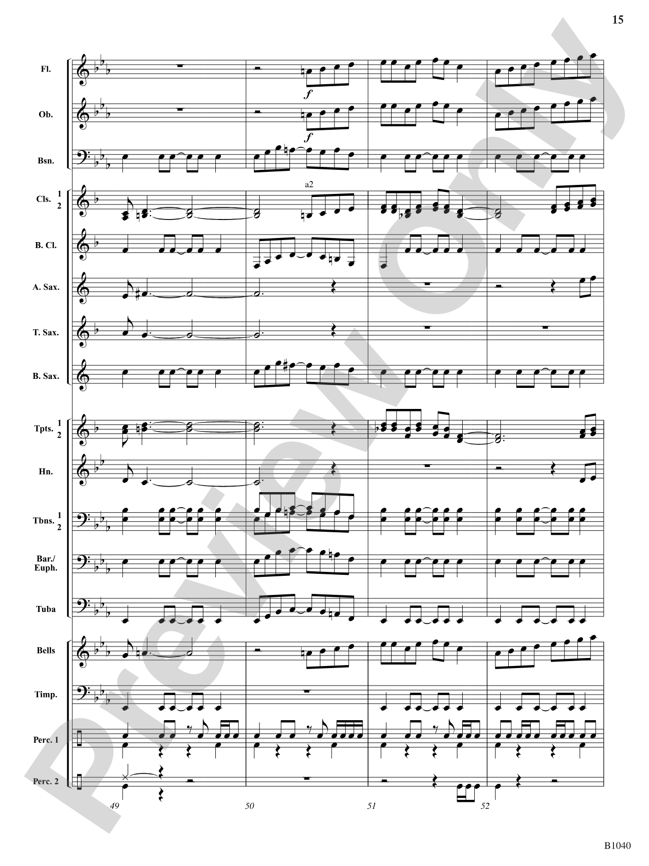 Camptown Variations: Concert Band Conductor Score & Parts