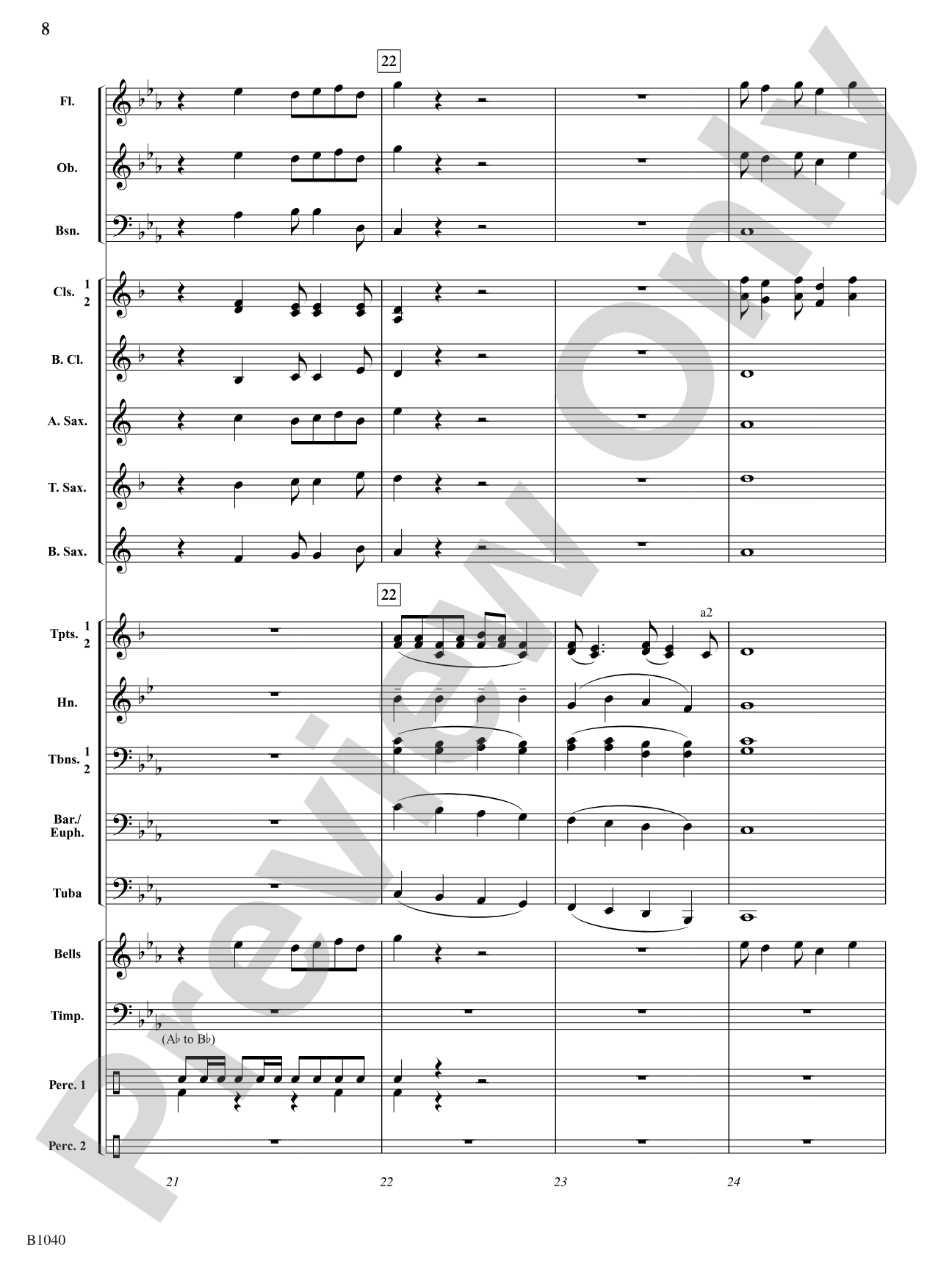 Camptown Variations: Concert Band Conductor Score & Parts
