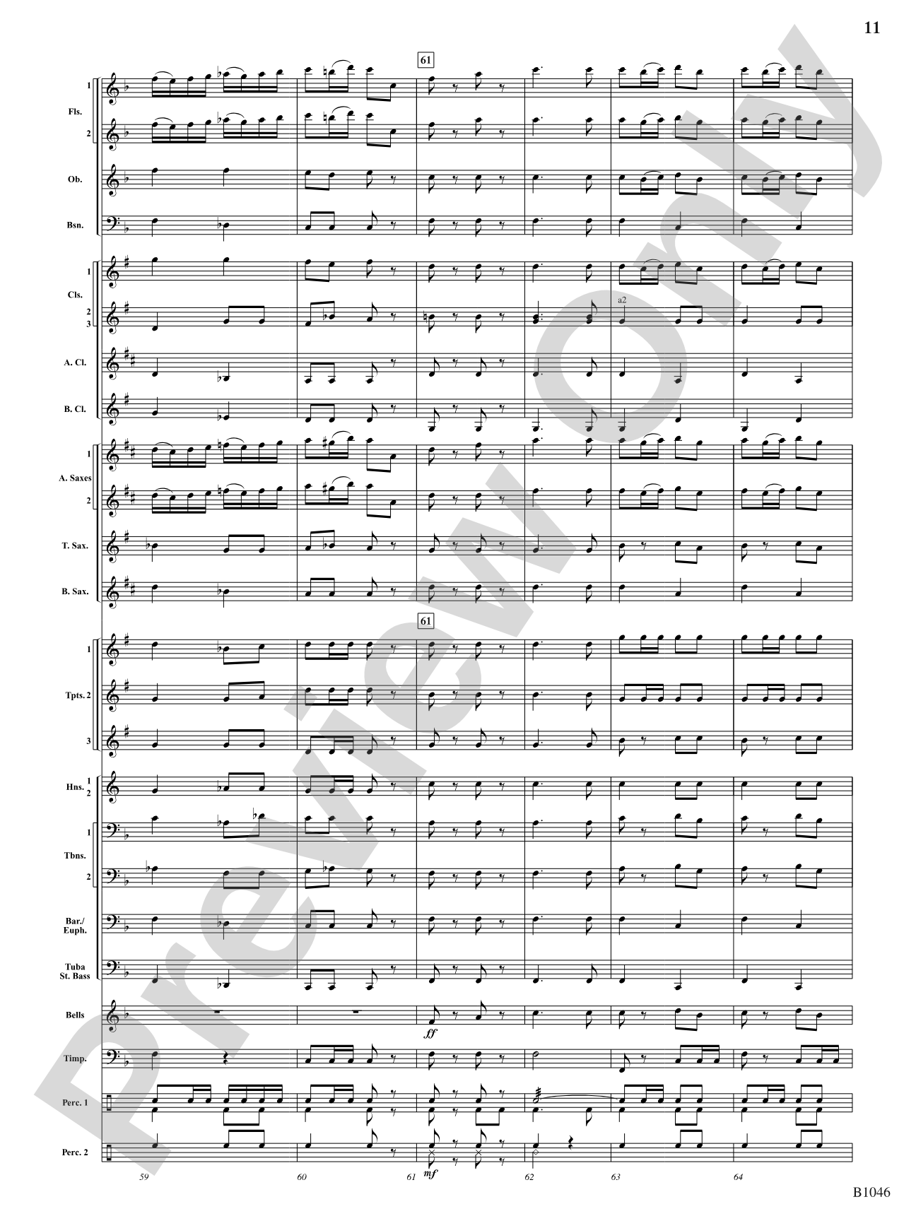Finale from Dvorák's Symphony No. 8: Score