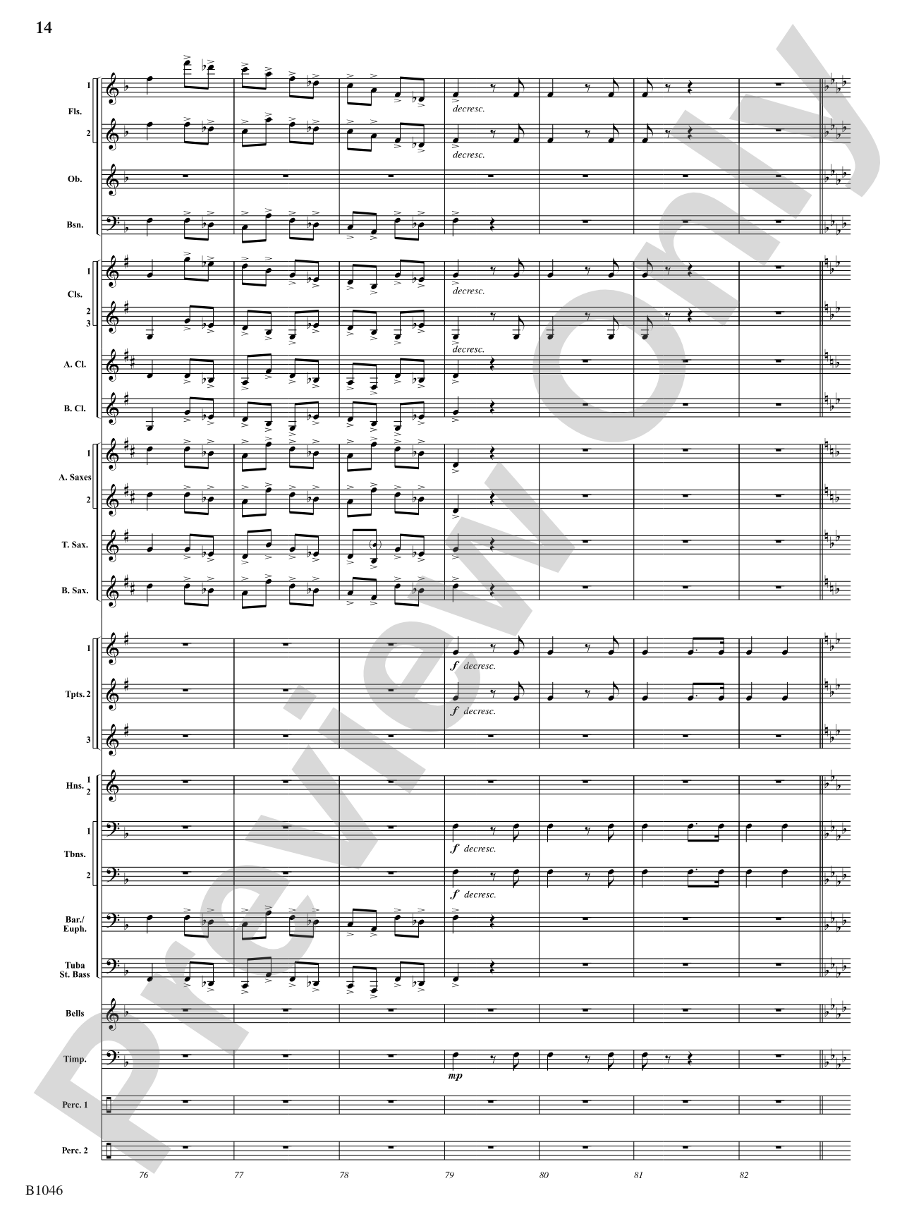 Finale from Dvorák's Symphony No. 8: Score