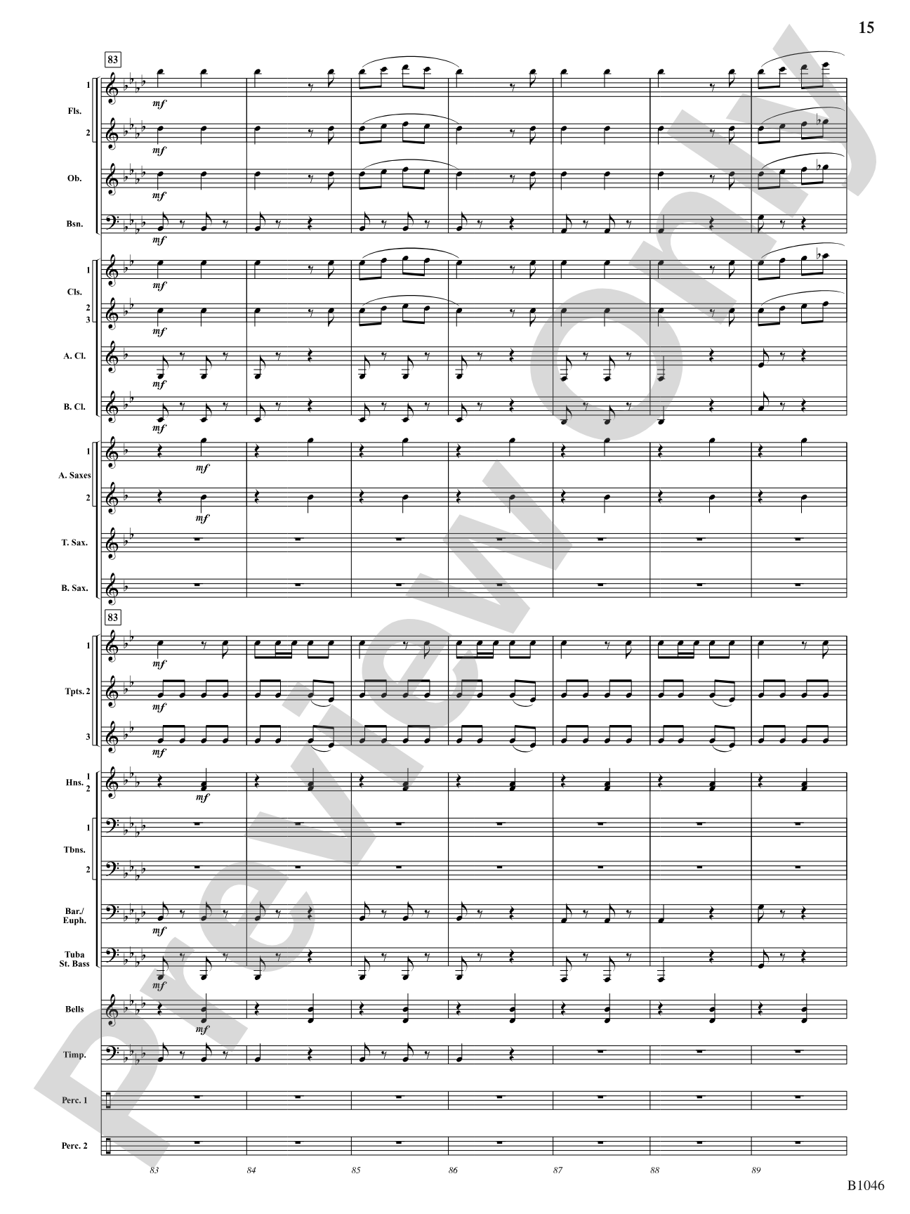 Finale from Dvorák's Symphony No. 8: Score