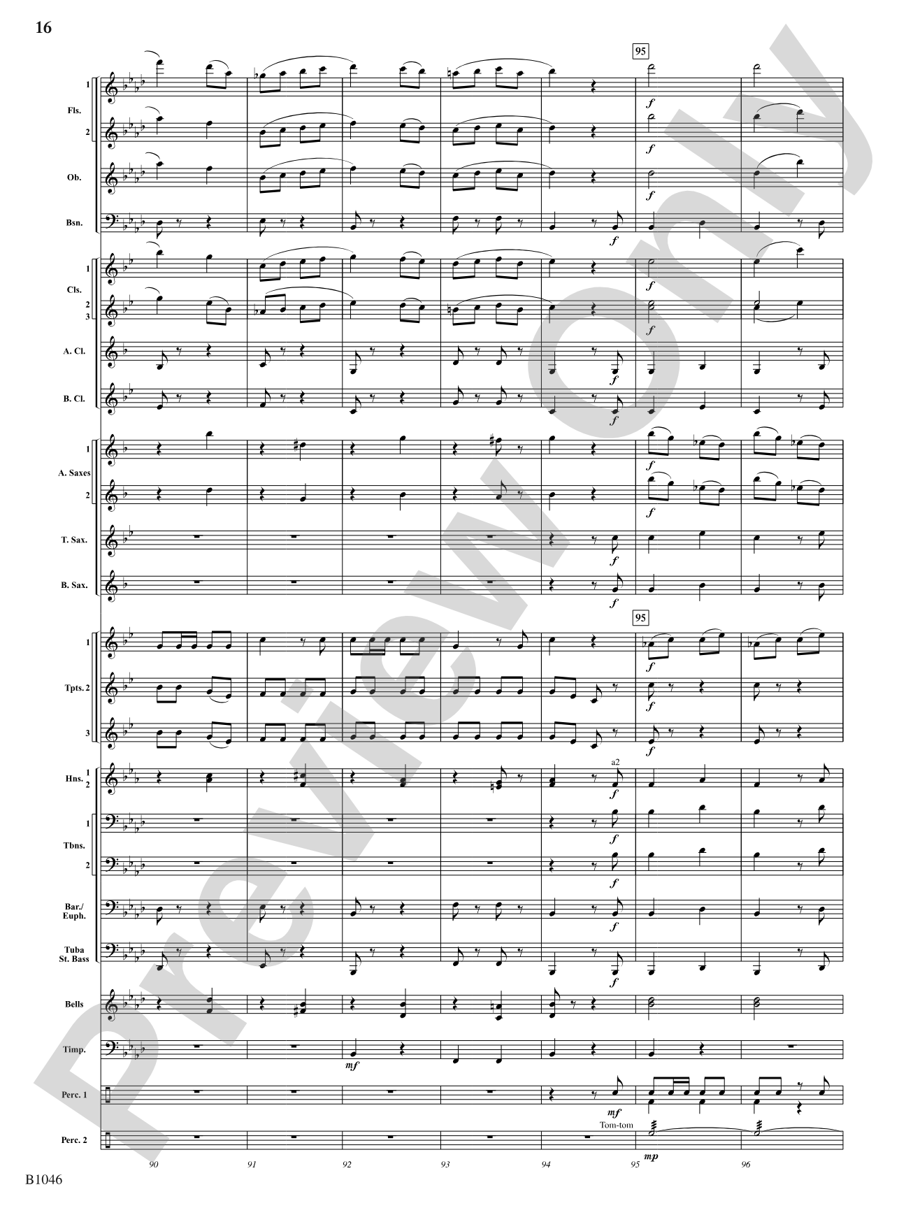Finale from Dvorák's Symphony No. 8: Score