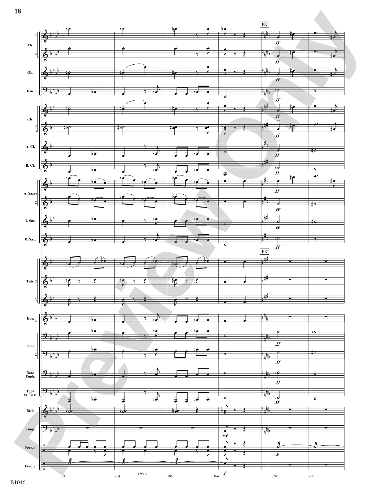 Finale from Dvorák's Symphony No. 8: Score