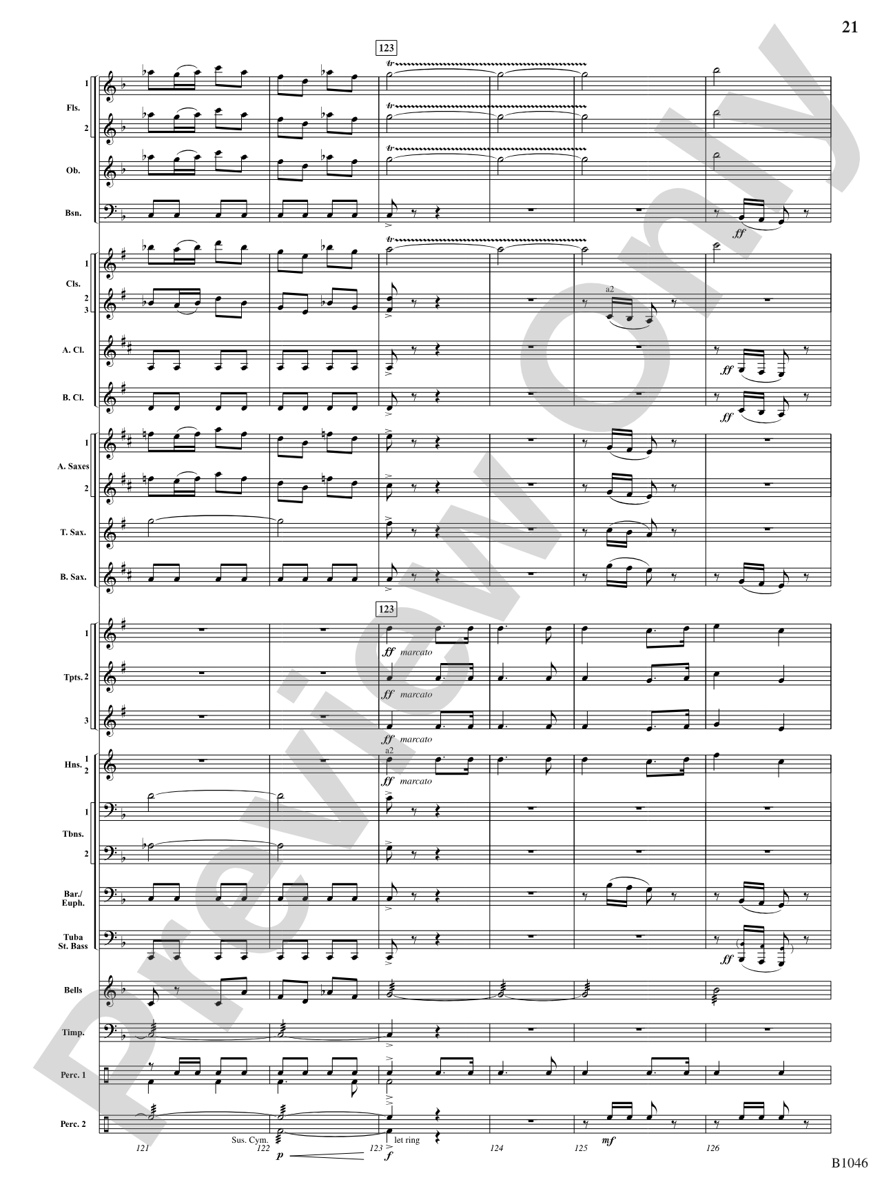 Finale from Dvorák's Symphony No. 8: Score