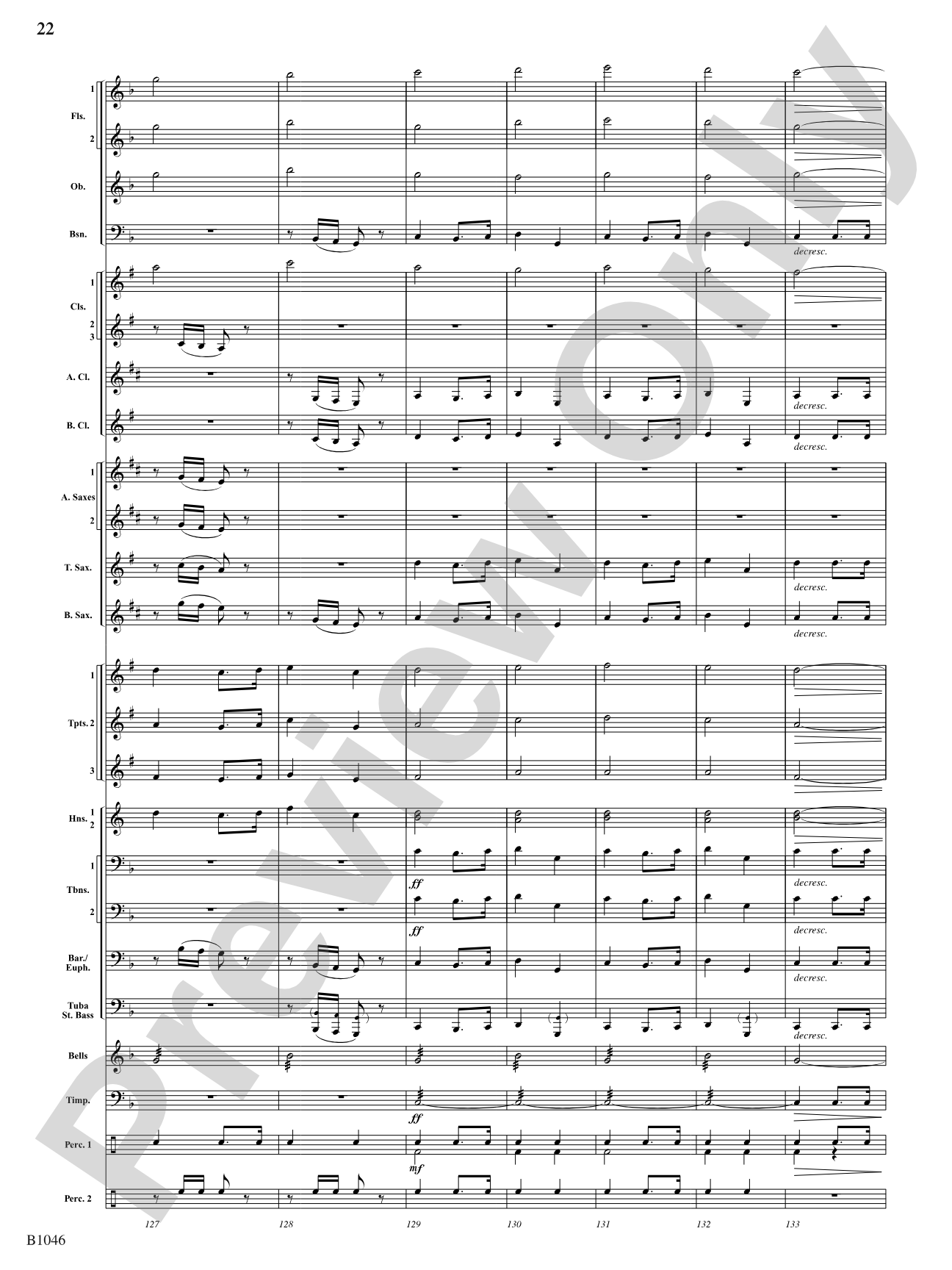 Finale from Dvorák's Symphony No. 8: Score