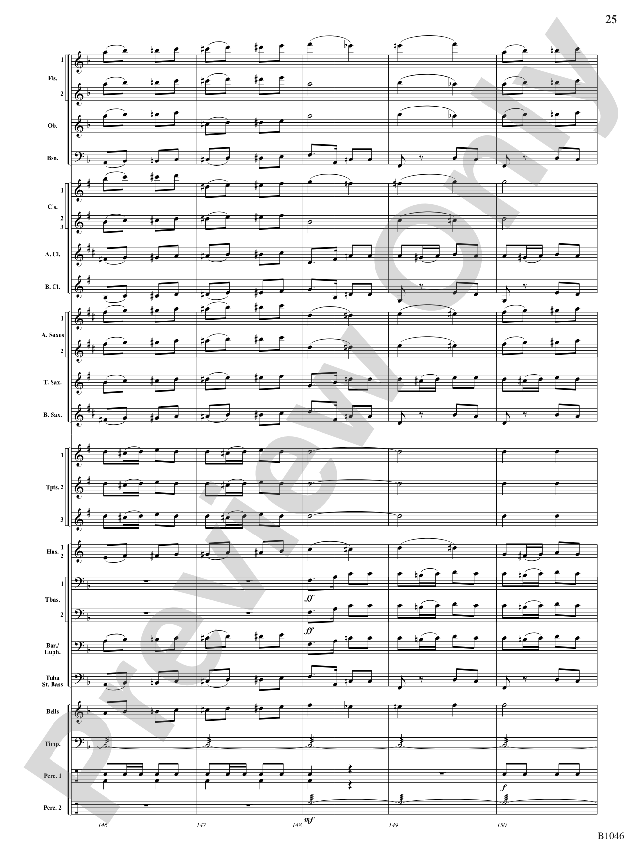 Finale from Dvorák's Symphony No. 8: Score