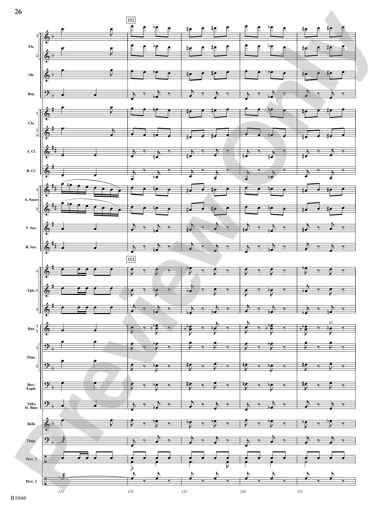 Finale from Dvorák's Symphony No. 8: Score