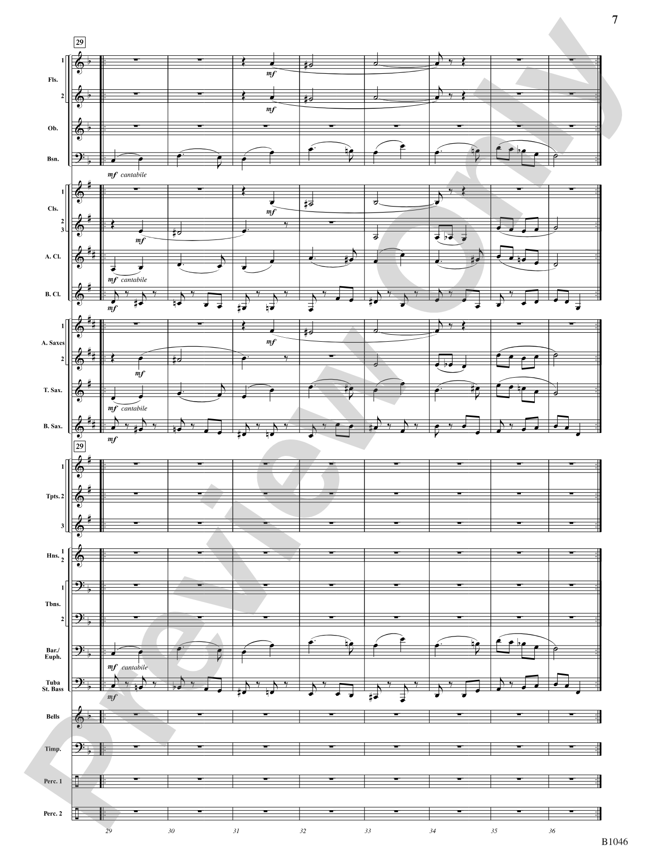 Finale from Dvorák's Symphony No. 8: Score