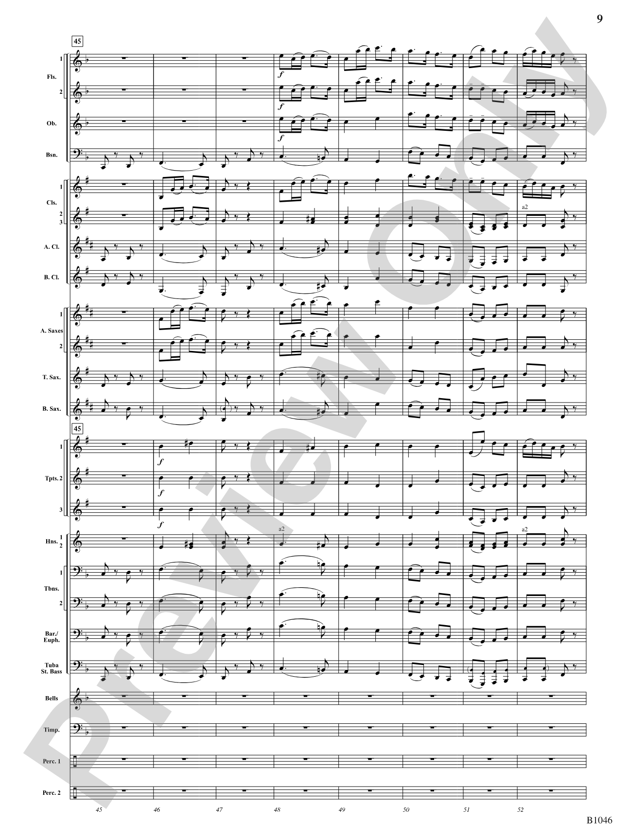 Finale from Dvorák's Symphony No. 8: Score