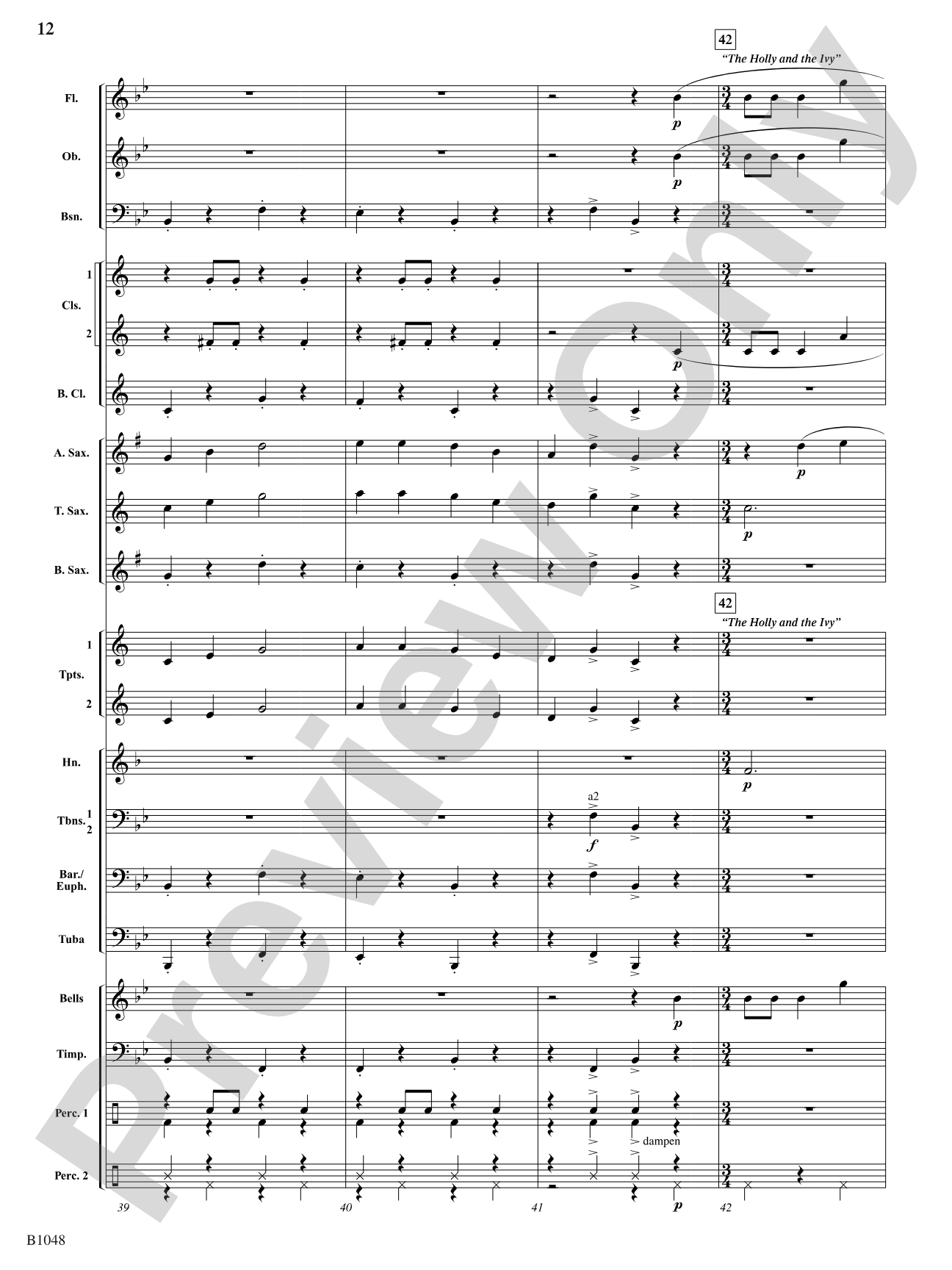 Instant Christmas Spirit (Just Add Band and Stir): Concert Band Conductor Score & Parts