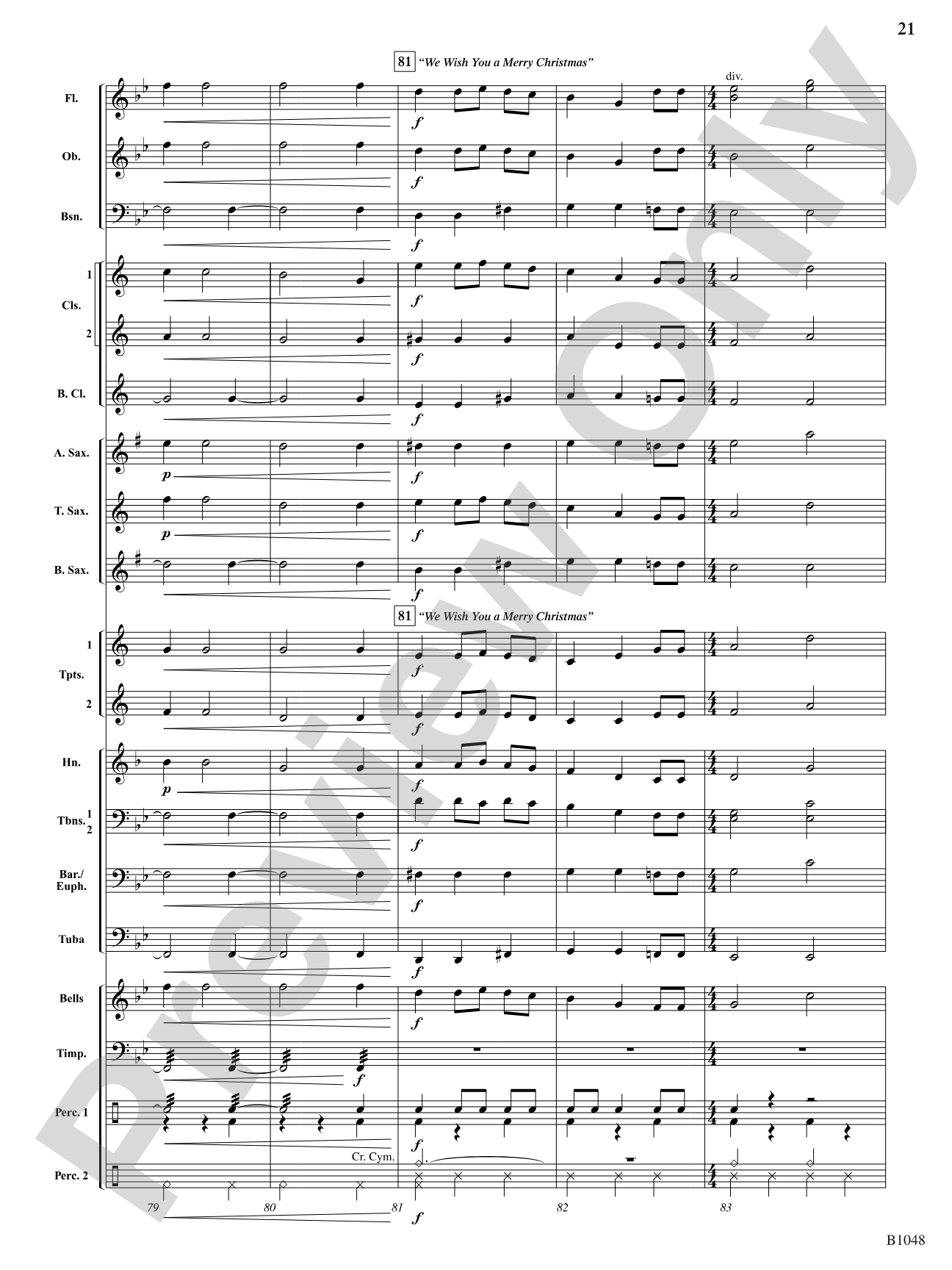 Instant Christmas Spirit (Just Add Band and Stir): Concert Band Conductor Score & Parts