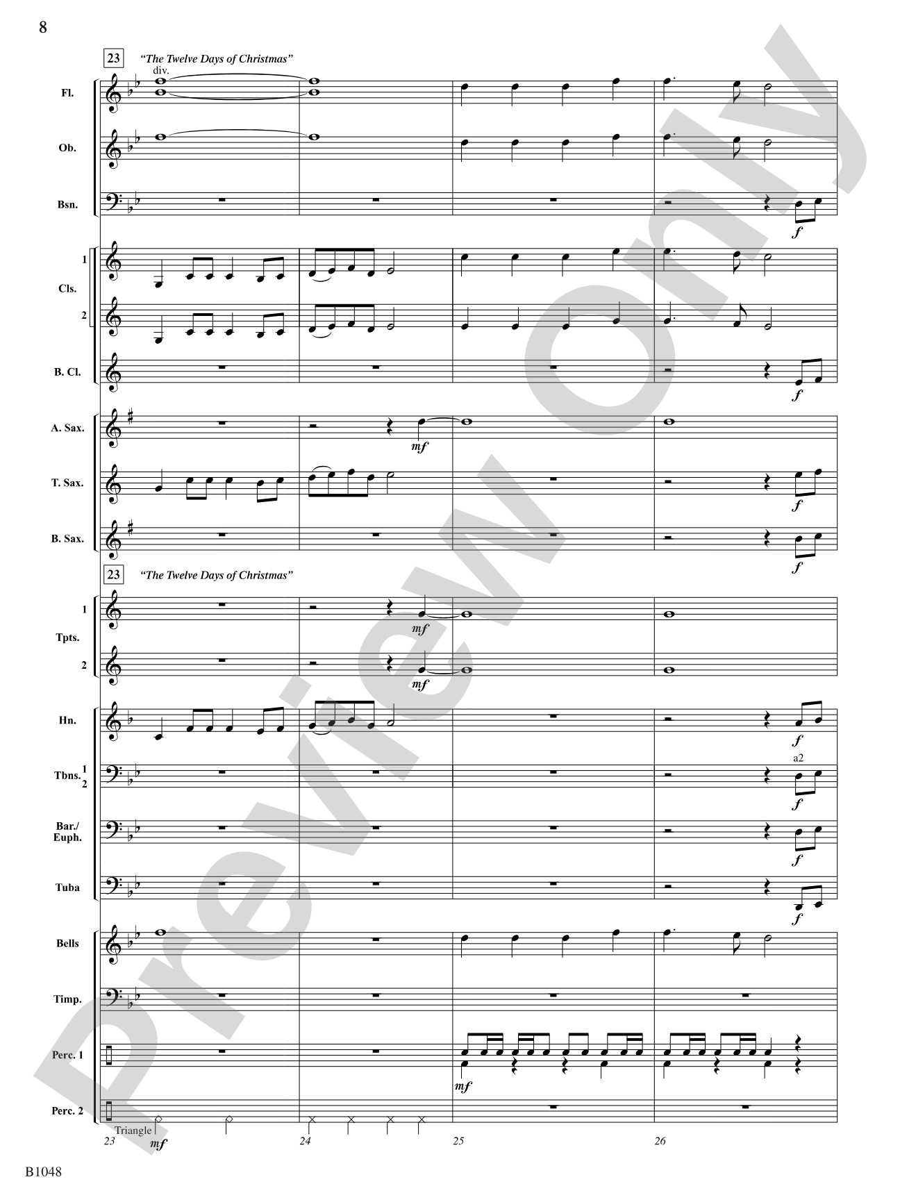 Instant Christmas Spirit (Just Add Band and Stir): Concert Band Conductor Score & Parts
