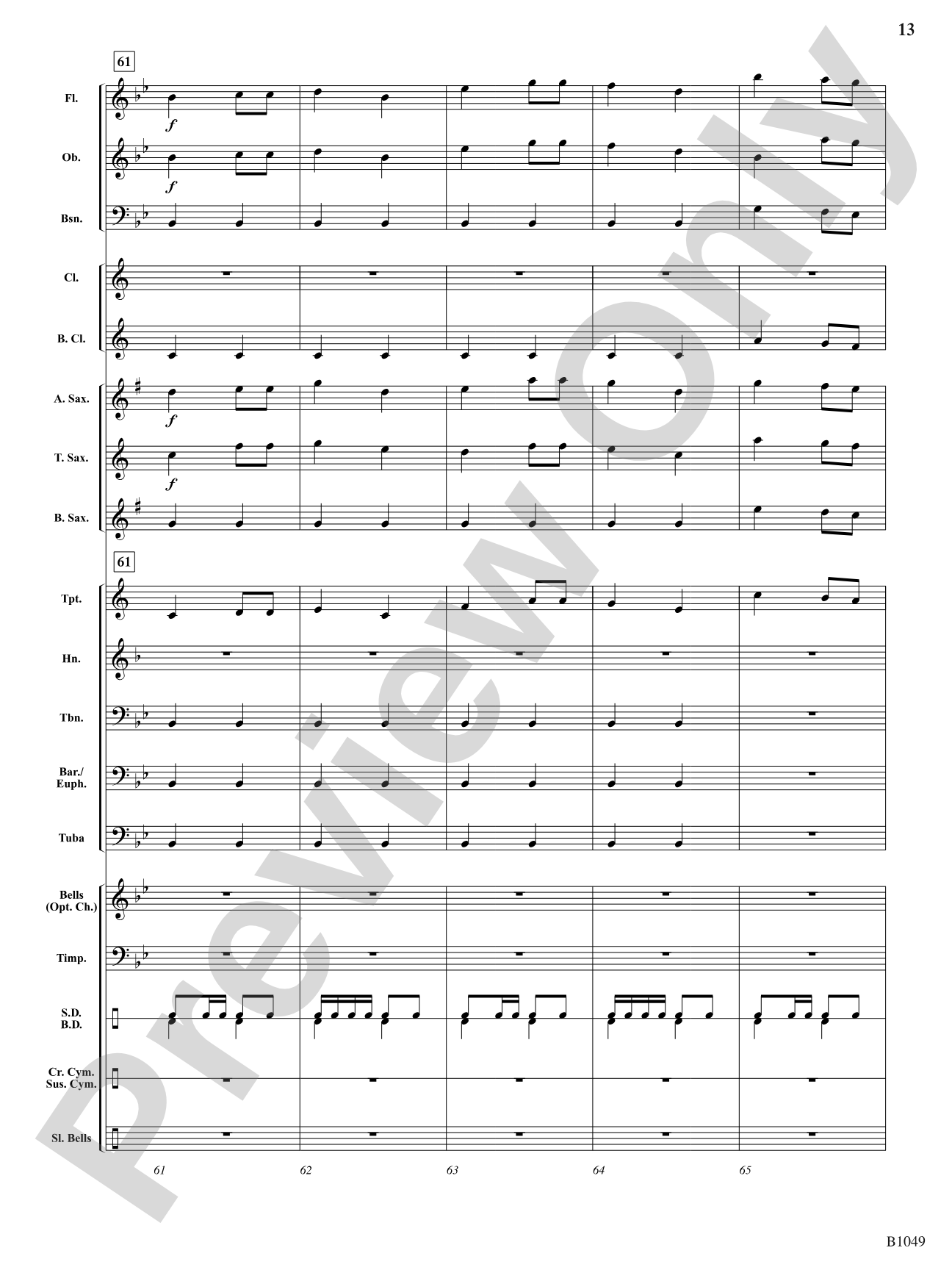 Christmas Magic: Concert Band Conductor Score & Parts