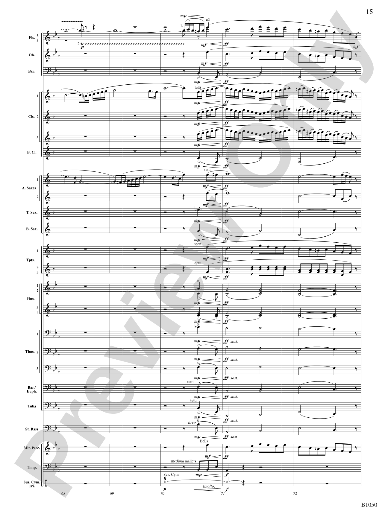 When Summer's in the Meadow: Concert Band Conductor Score & Parts