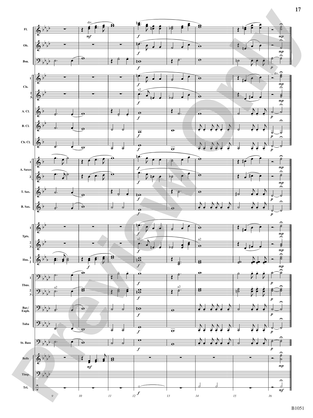 Twelve Chorales for the Developing Band: Concert Band Conductor Score & Parts