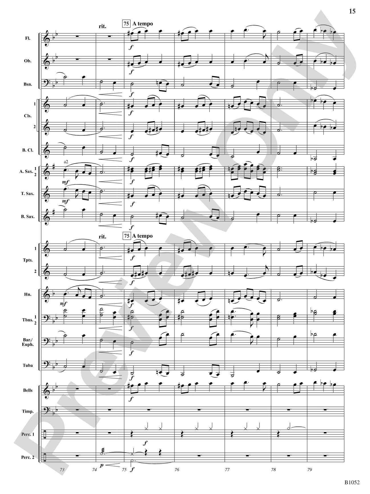 Blue Ridge Impressions: Concert Band Conductor Score & Parts
